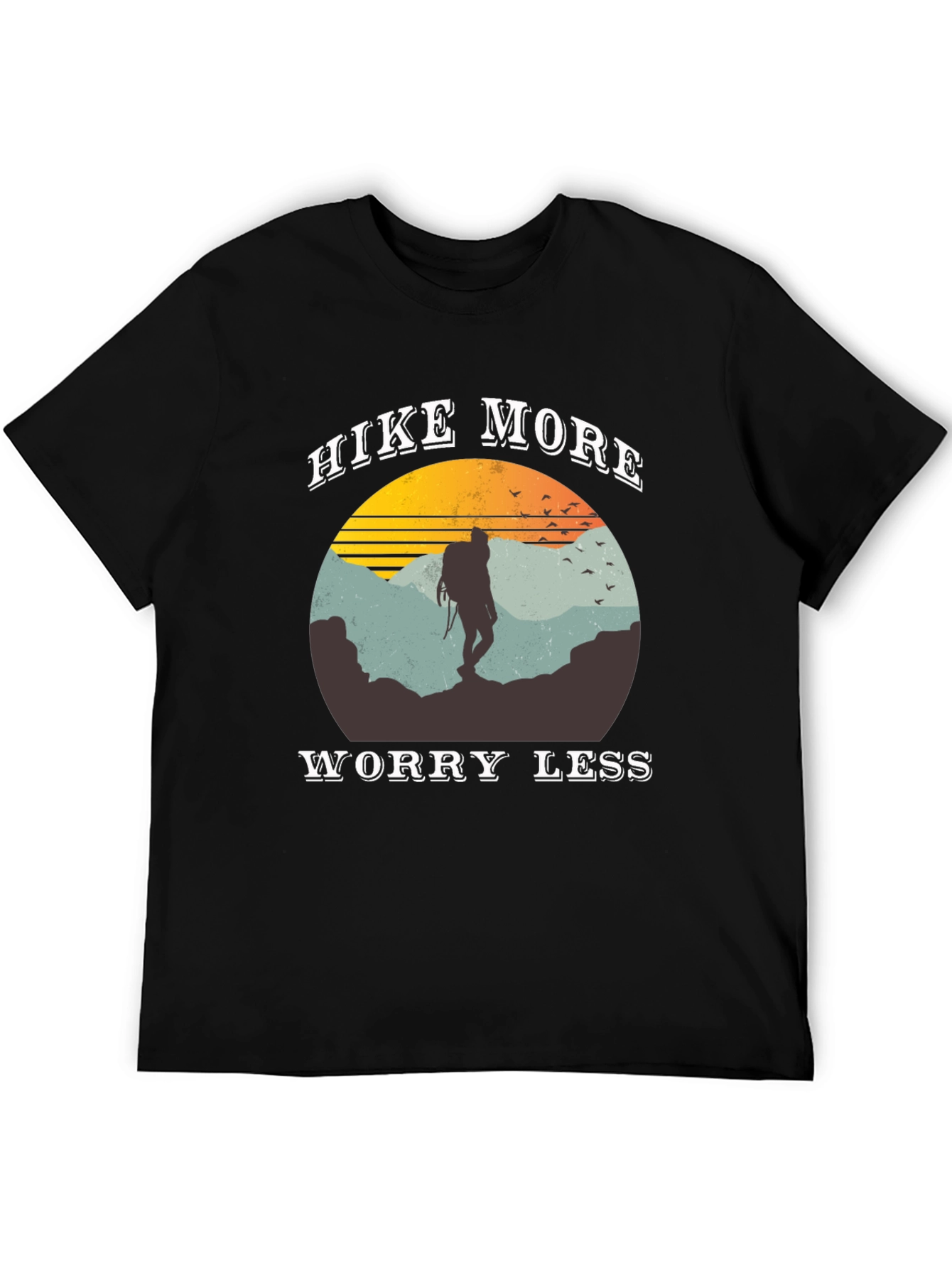 Hike More Worry Less Graphic Tee - 5