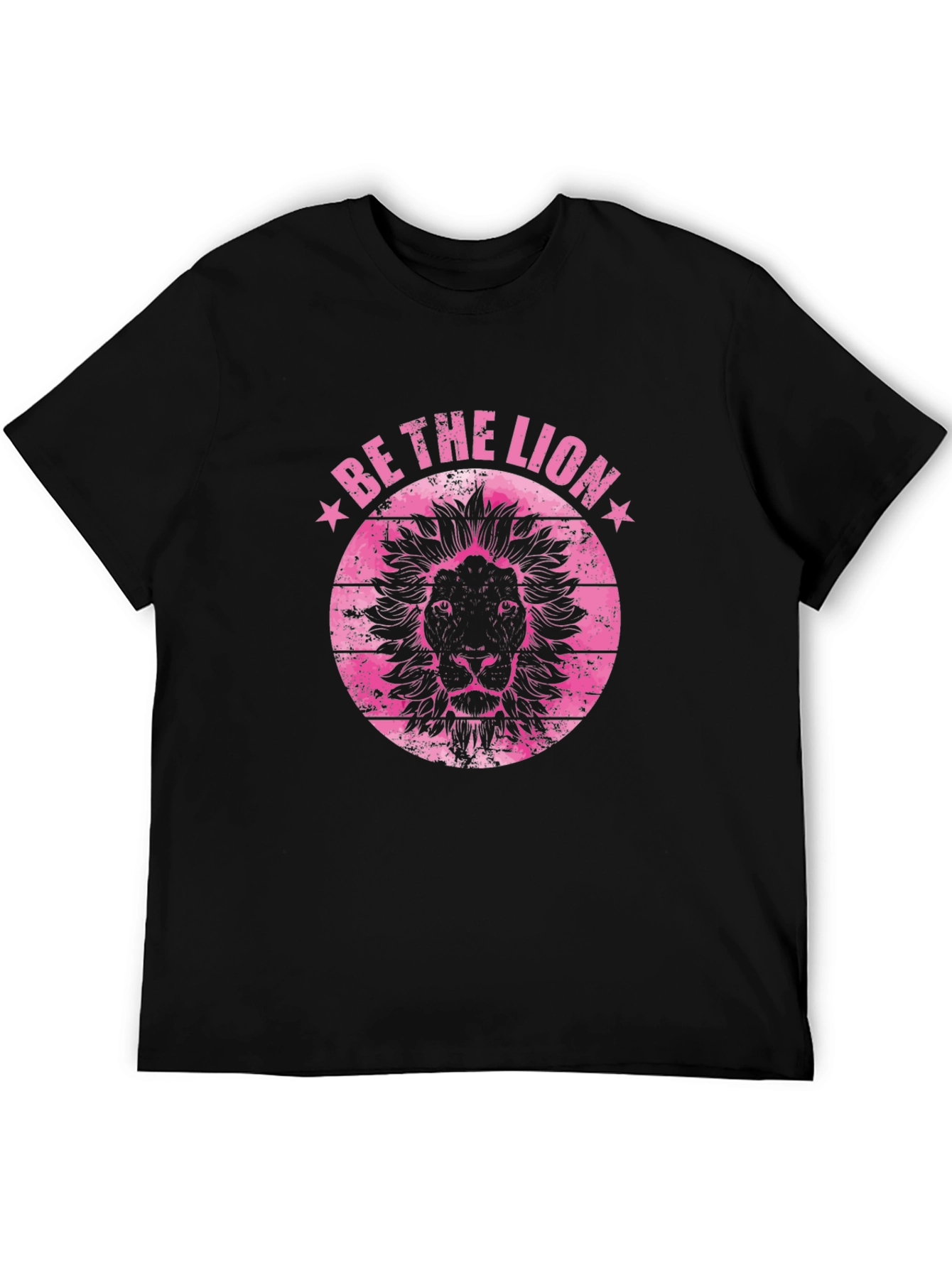 Black Be The Lion - Black Graphic Tee view 5
