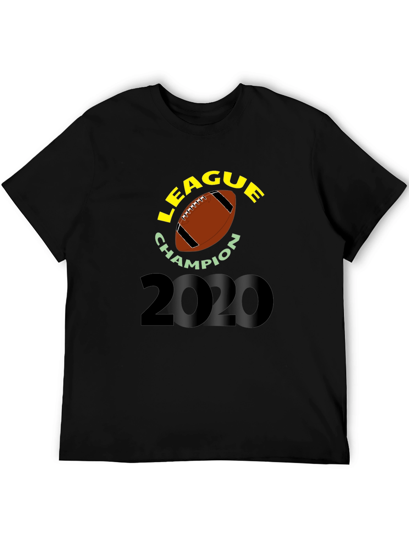 Black League Champion 2020 T-Shirt view 5