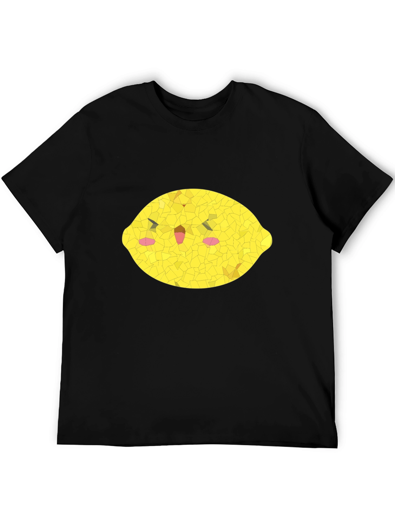 Black Lemon Graphic Tee - Black Unisex T-Shirt view 5