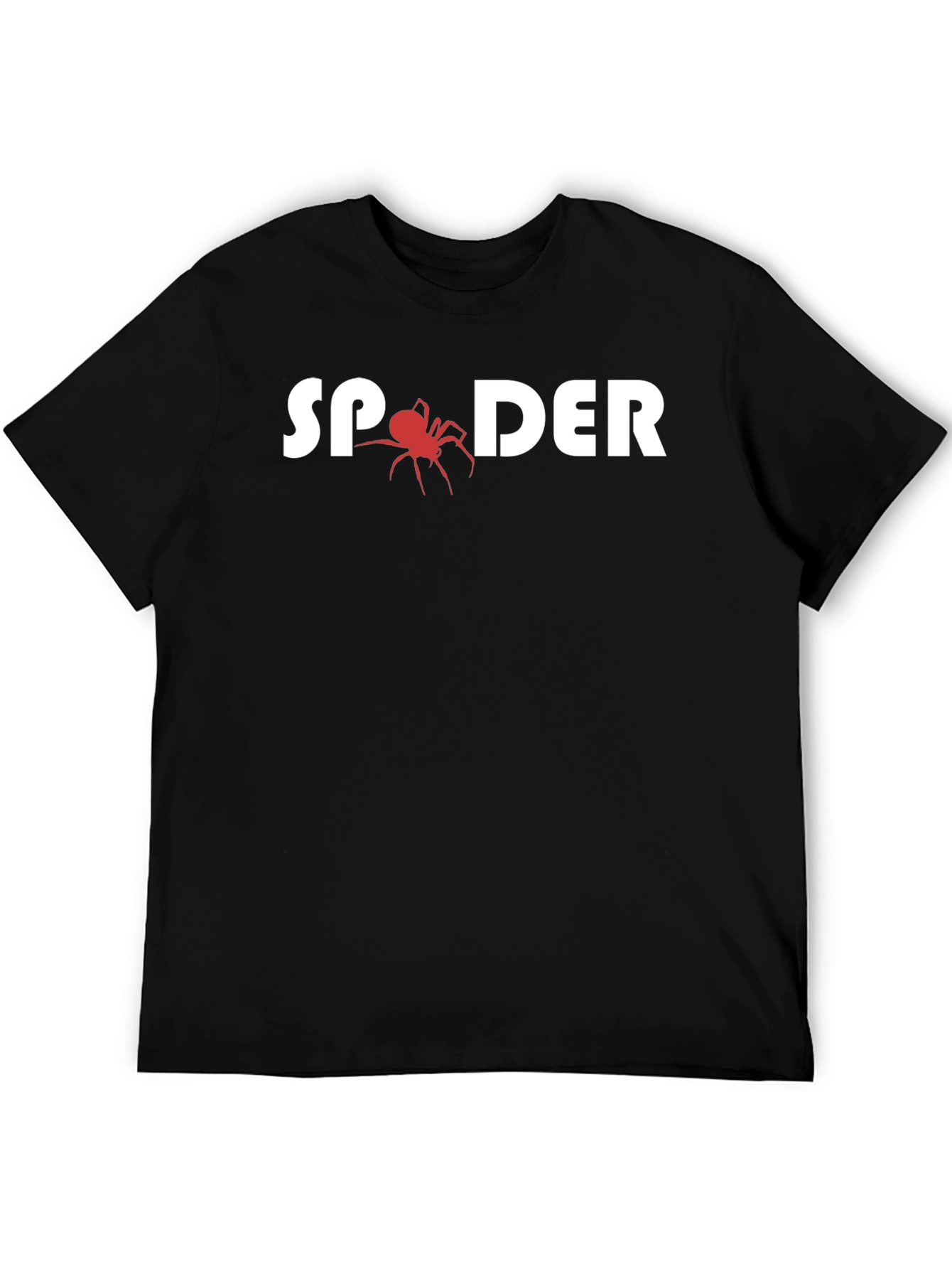 Black Spider Graphic Black T-Shirt view 5
