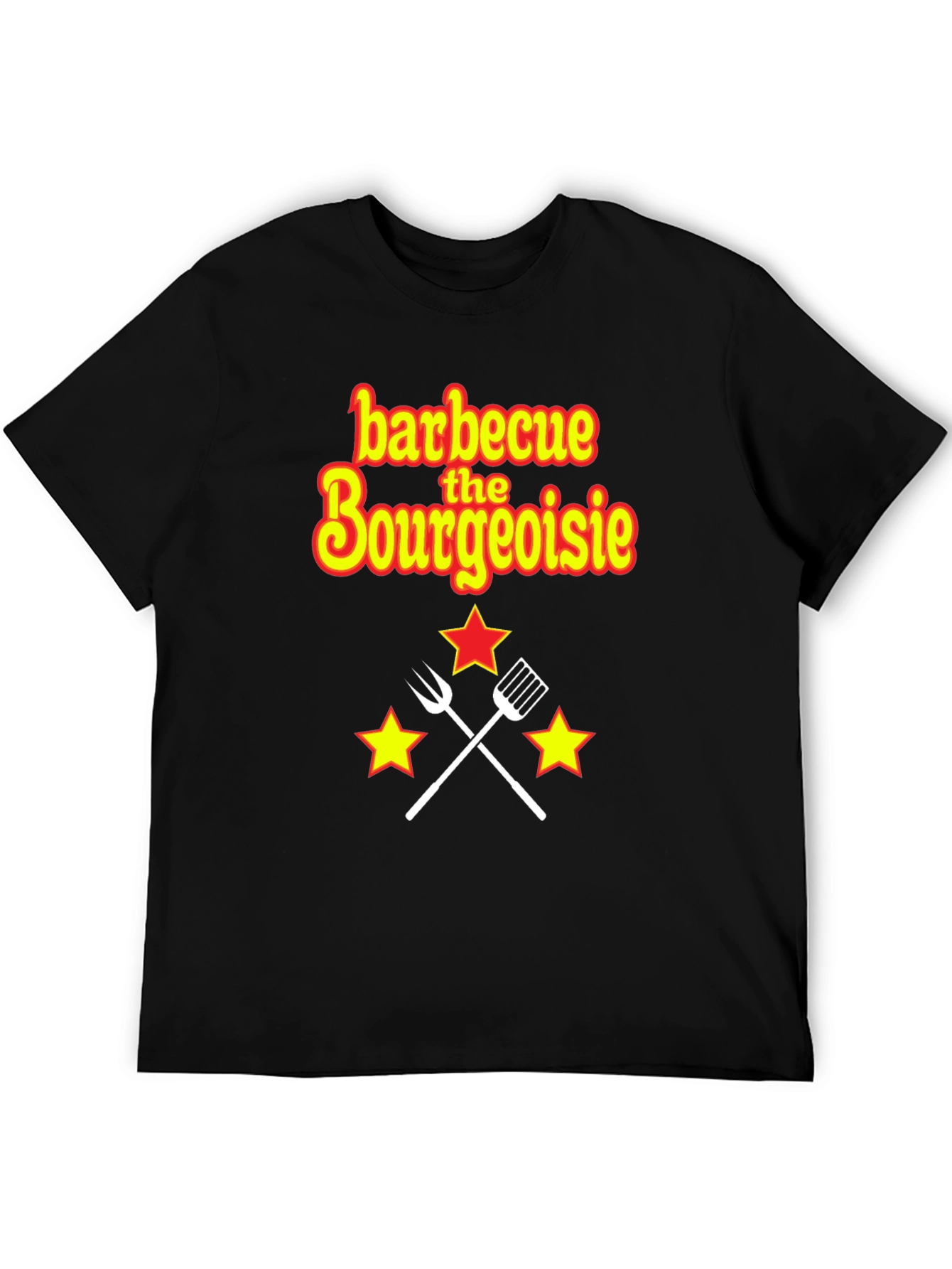Black Barbecue the Bourgeoisie Graphic Tee view 5