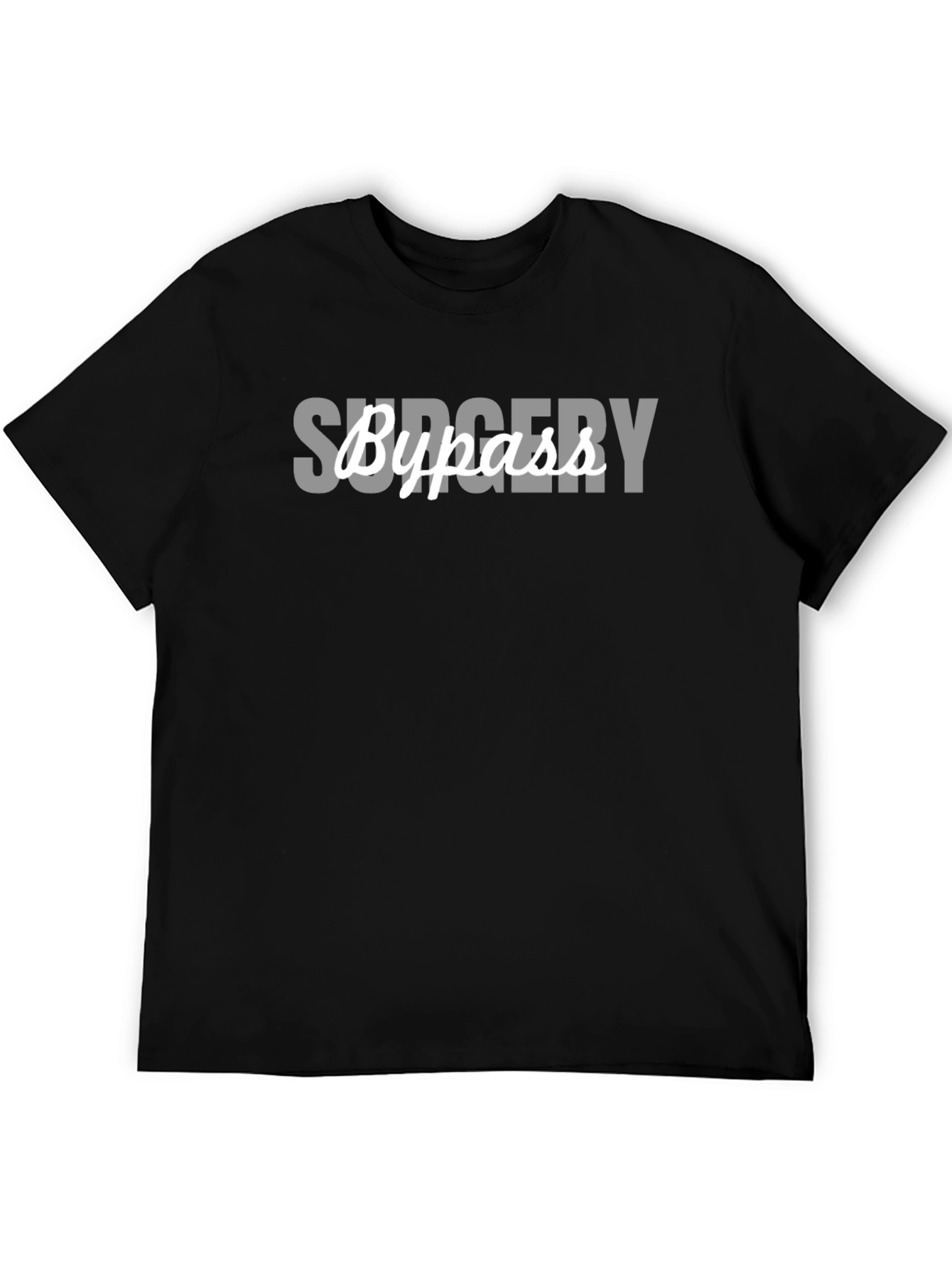 Black Surgery Bypass Funny T-Shirt - Black view 5