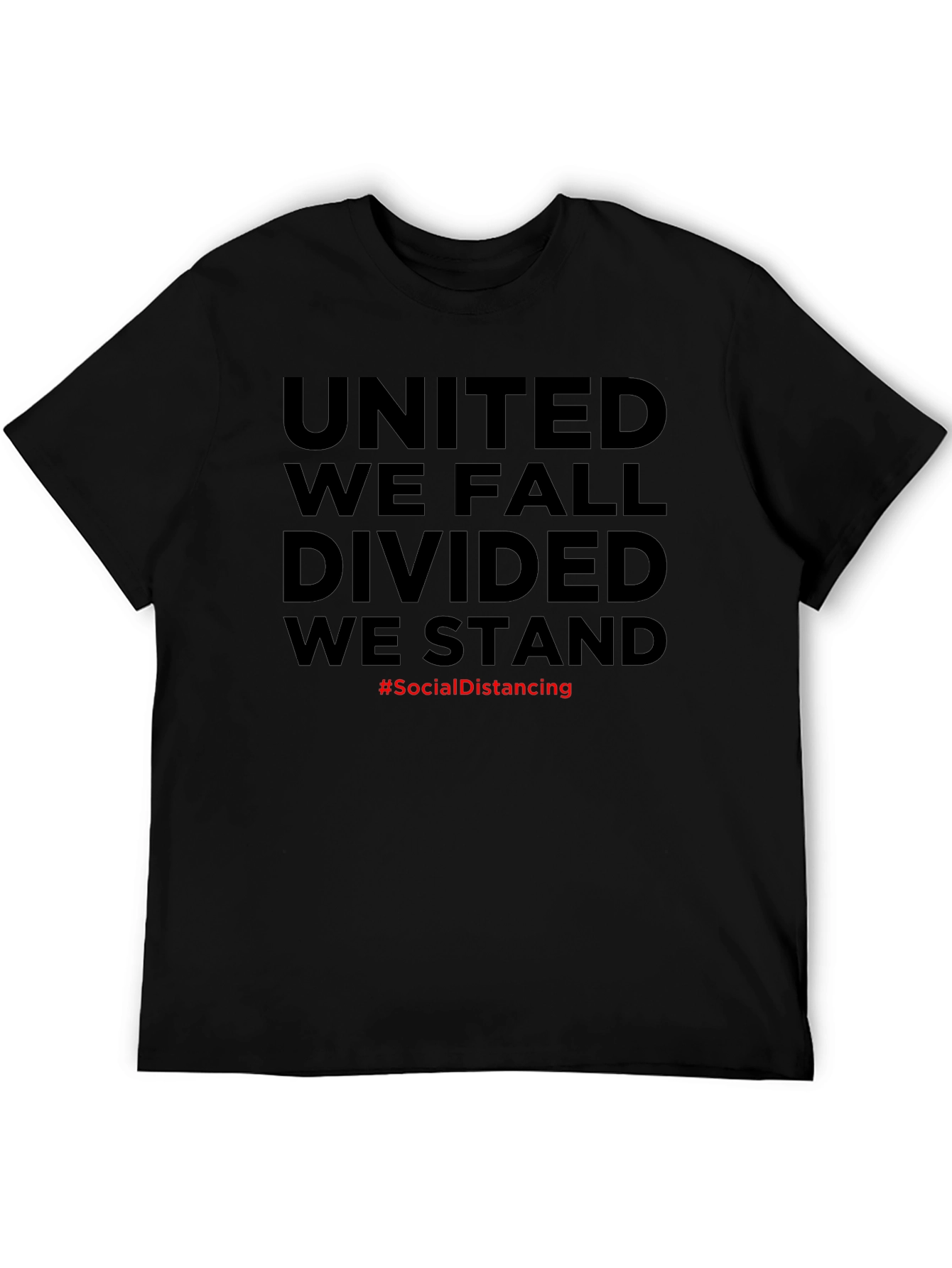 Black United We Stand Graphic Tee view 5
