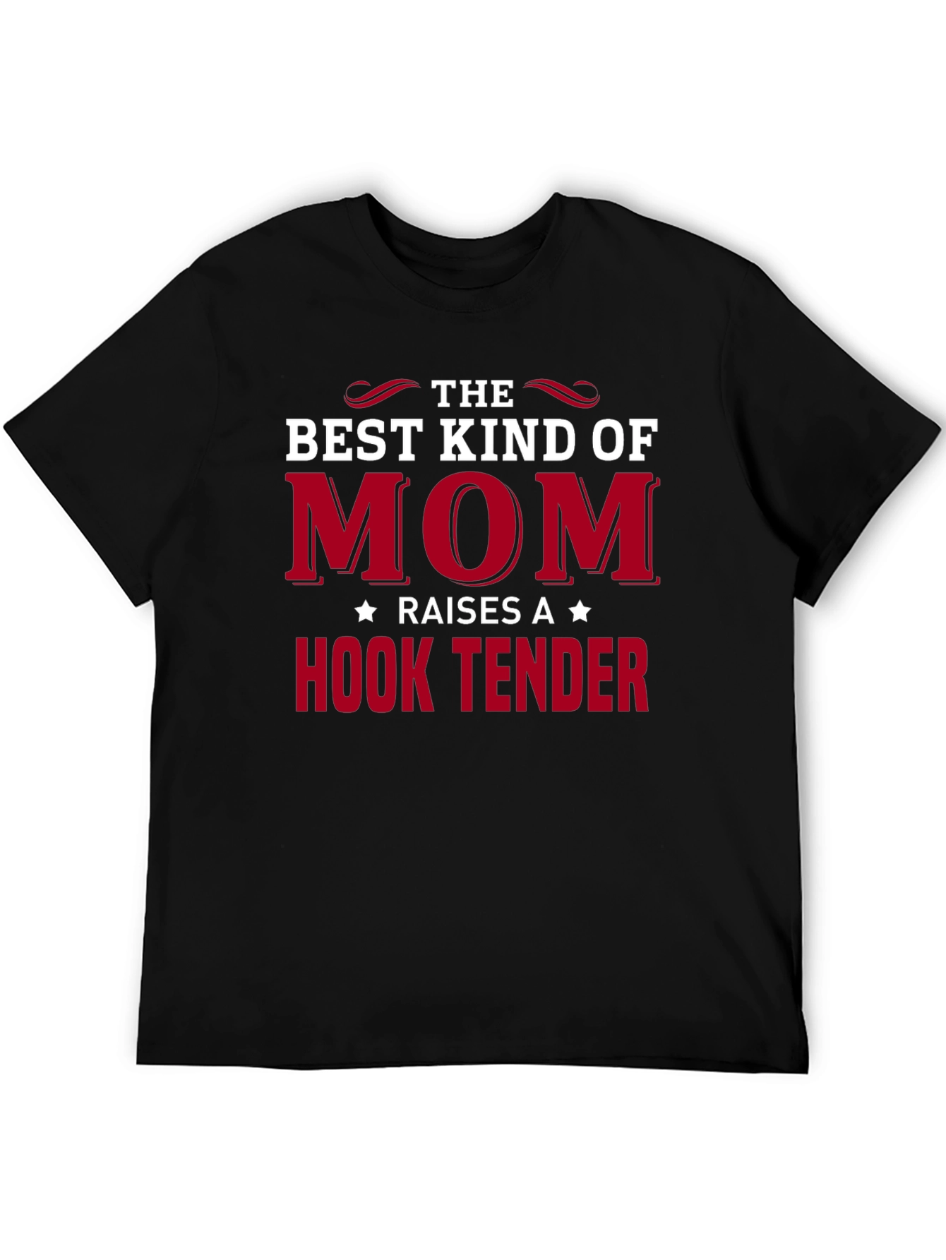 Black Best Kind of Mom Hook Tender T-Shirt view 5