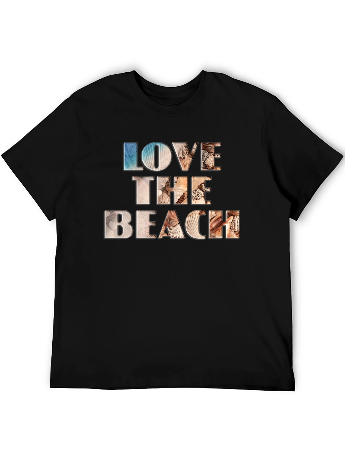 Black Love The Beach Graphic Tee view 5