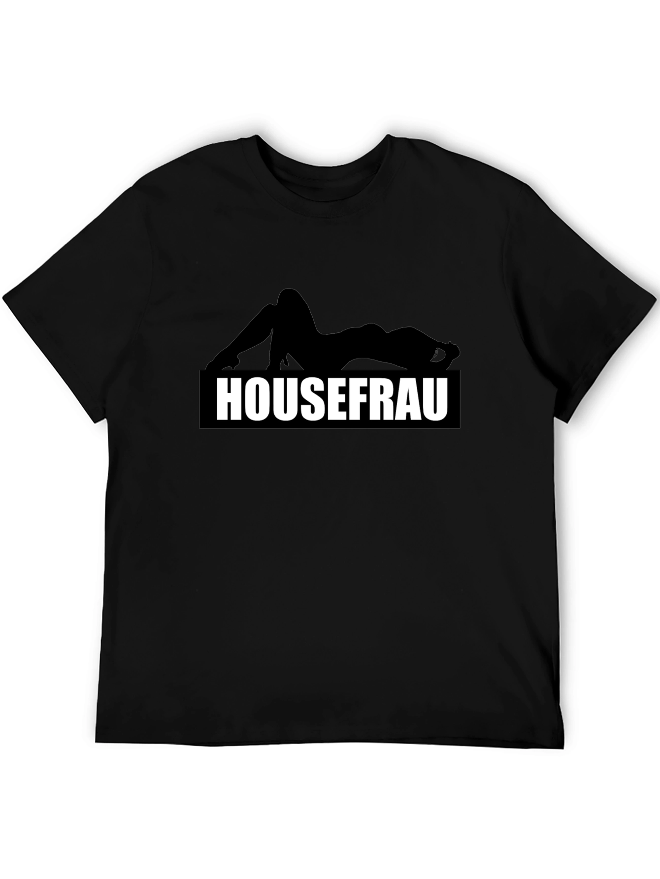 Black Housefrau Graphic T-Shirt - Black Tee view 5