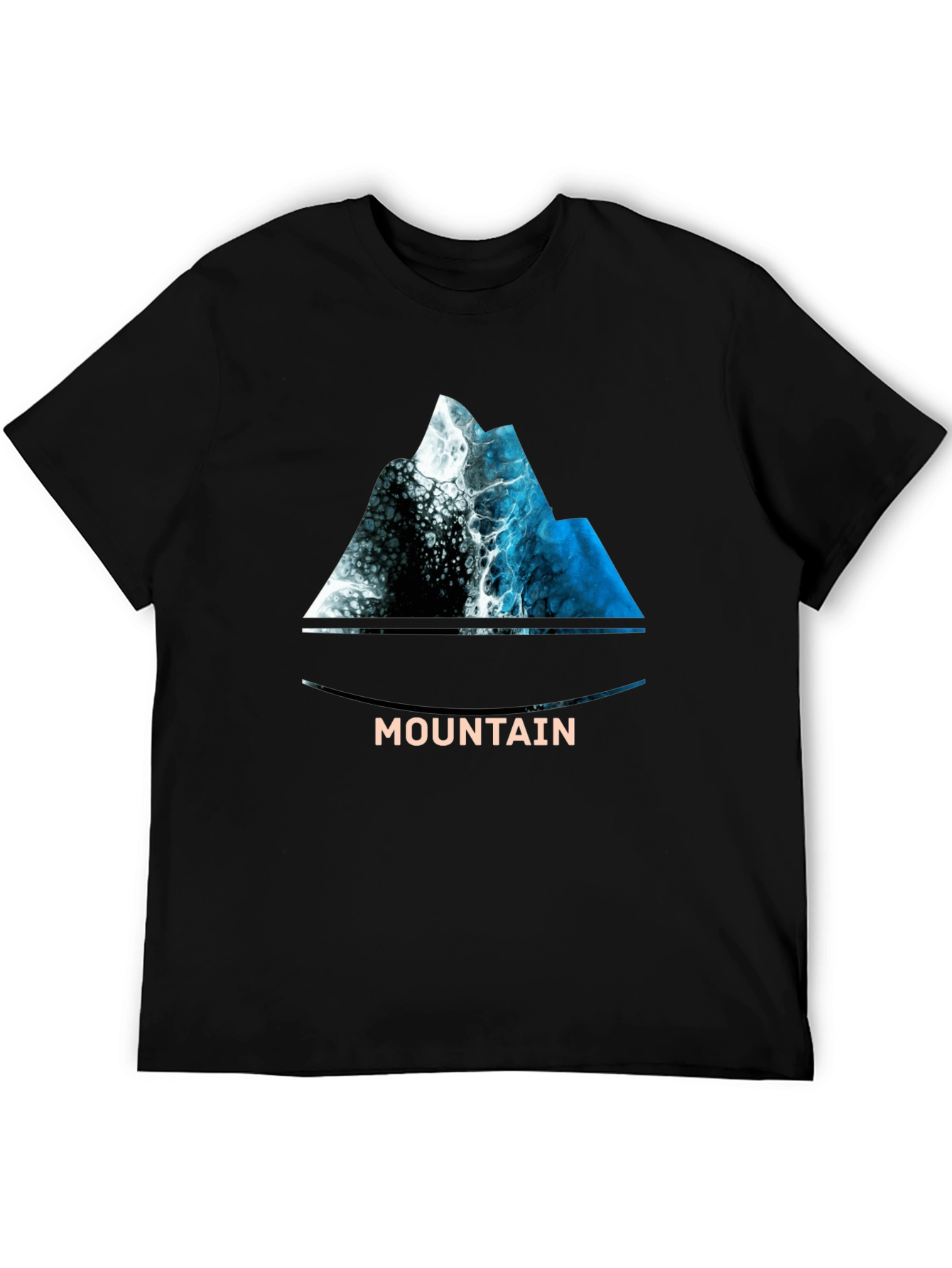 Black Mountain Graphic Print Black T-Shirt view 5