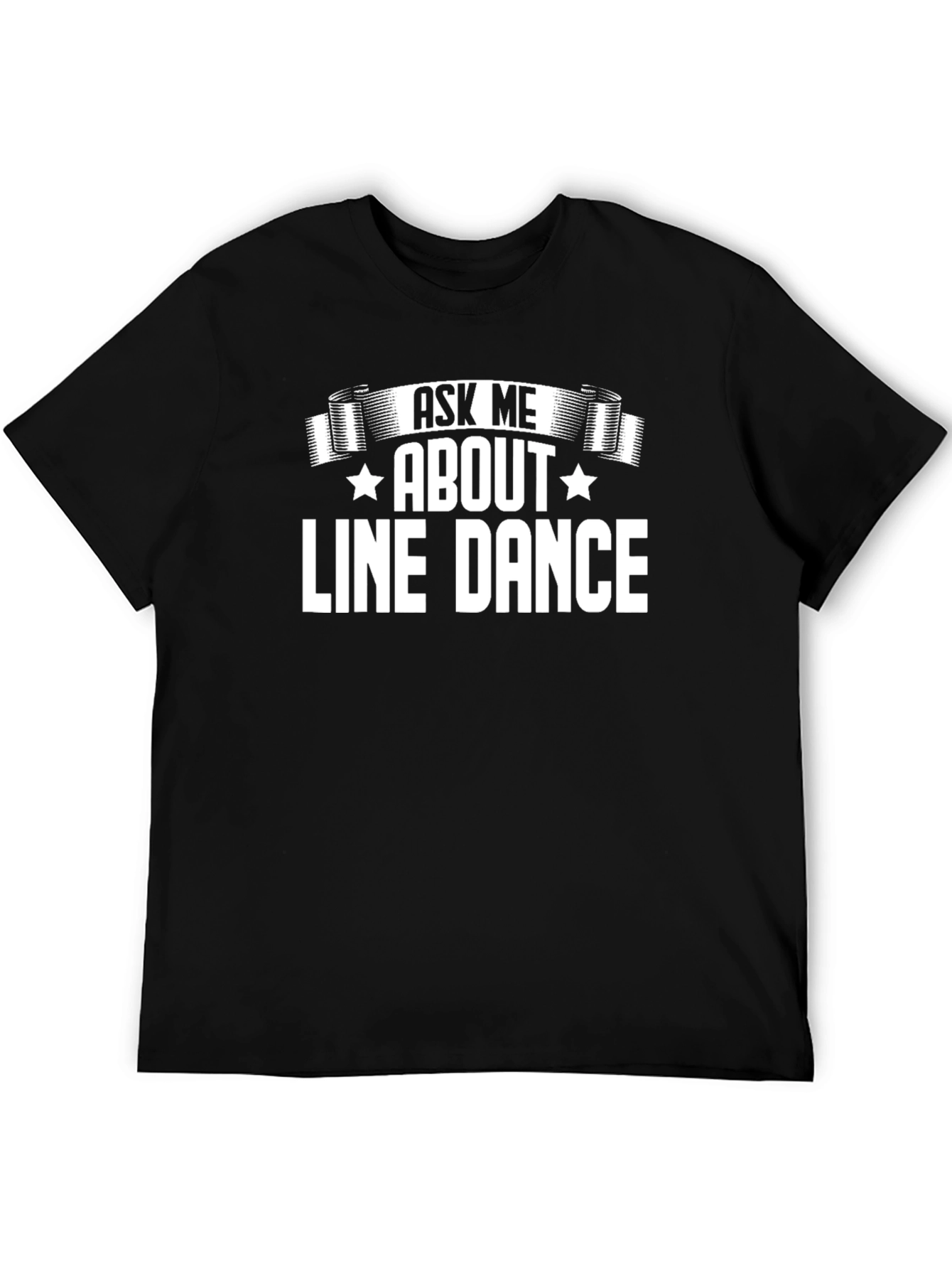Black Ask Me About Line Dance Graphic Tee view 5