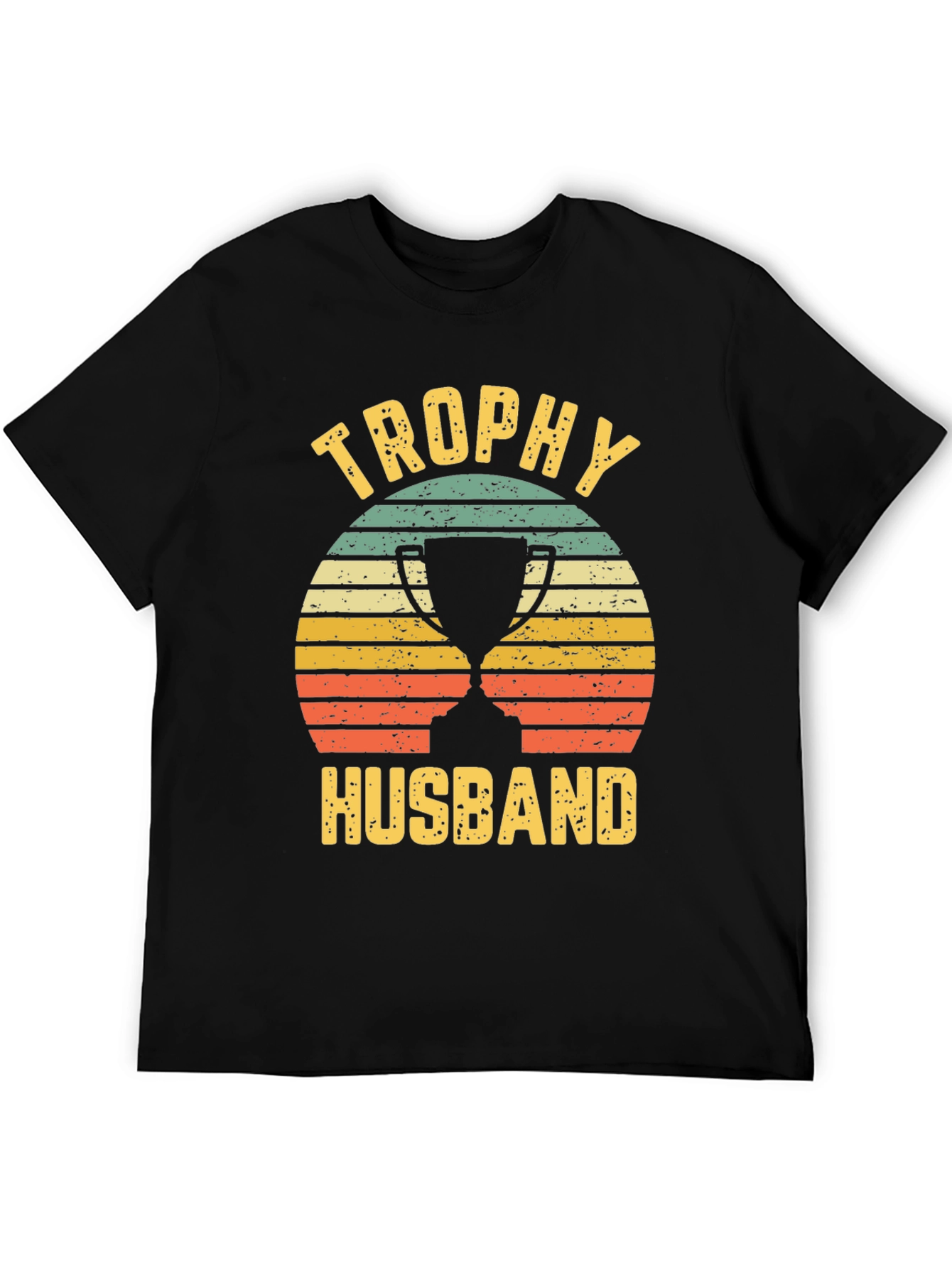 Trophy Husband Graphic Tee - Retro Style - 5