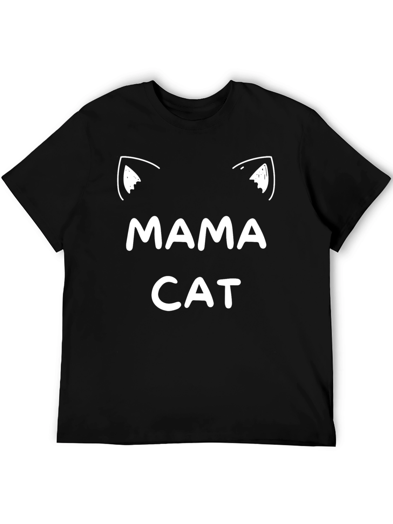 Black Mama Cat T-Shirt - Fun Cat Lover Tee view 5