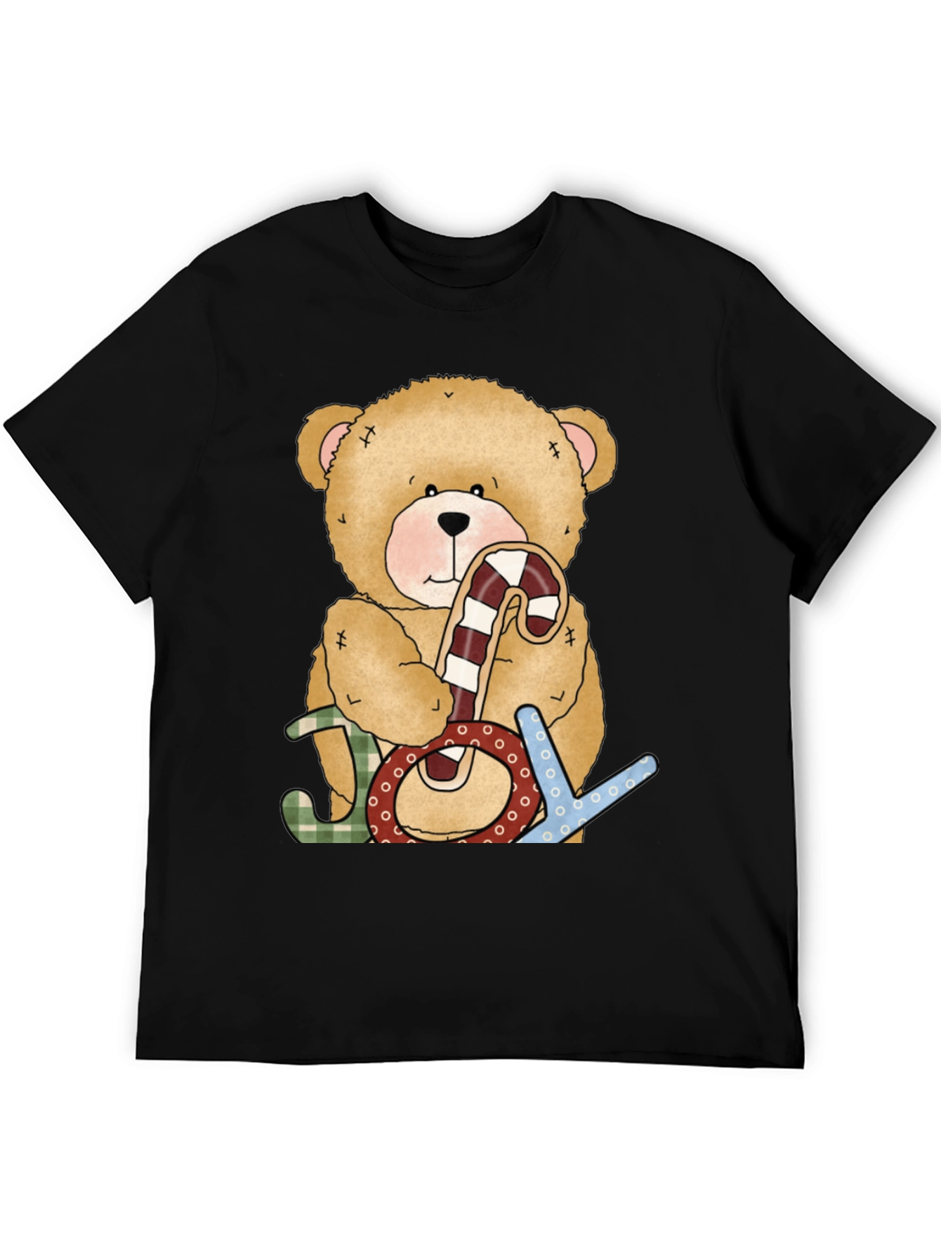 Black Teddy Bear JOY Graphic Tee view 5