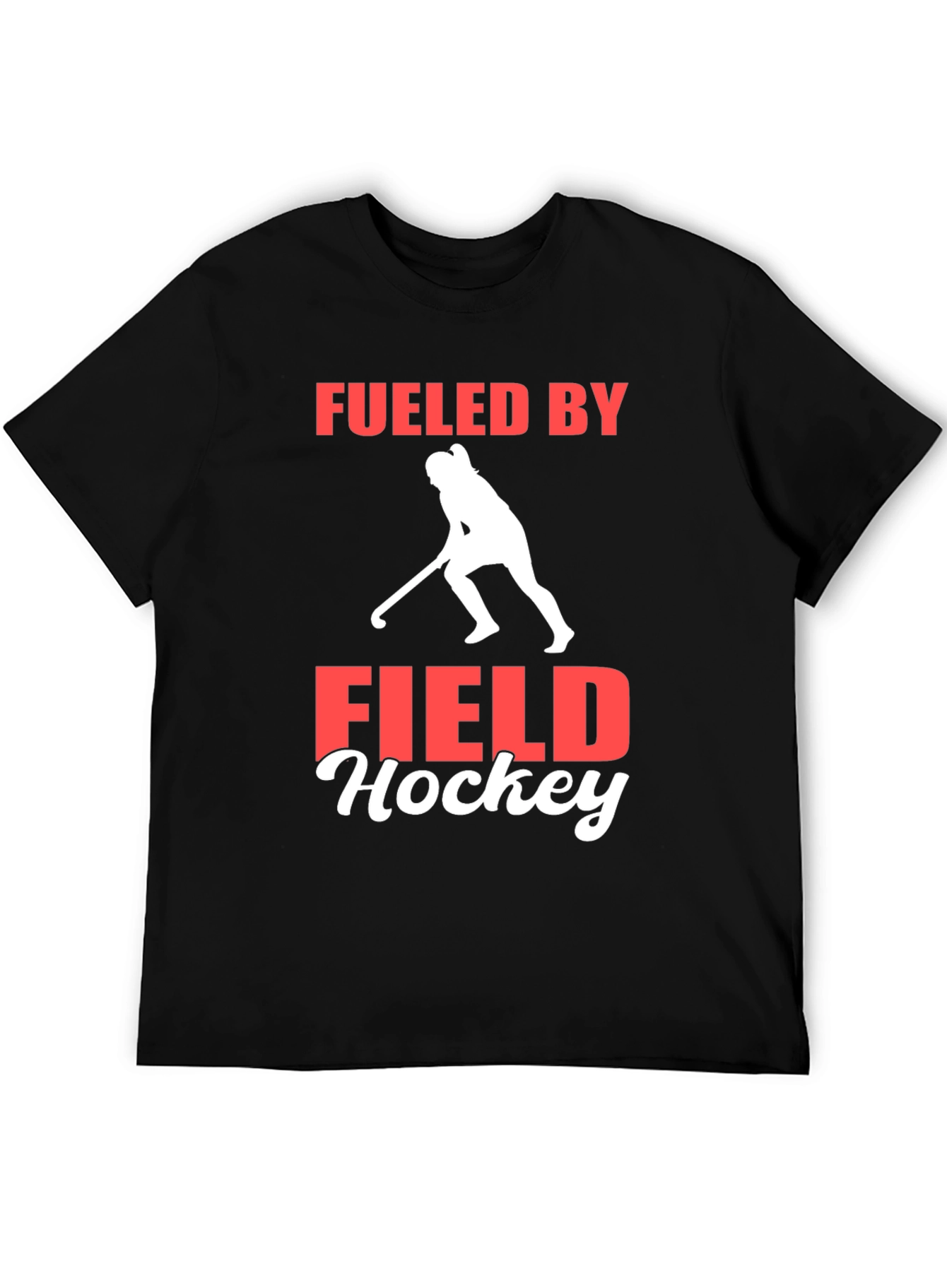 Black Fueled by Field Hockey T-Shirt view 5