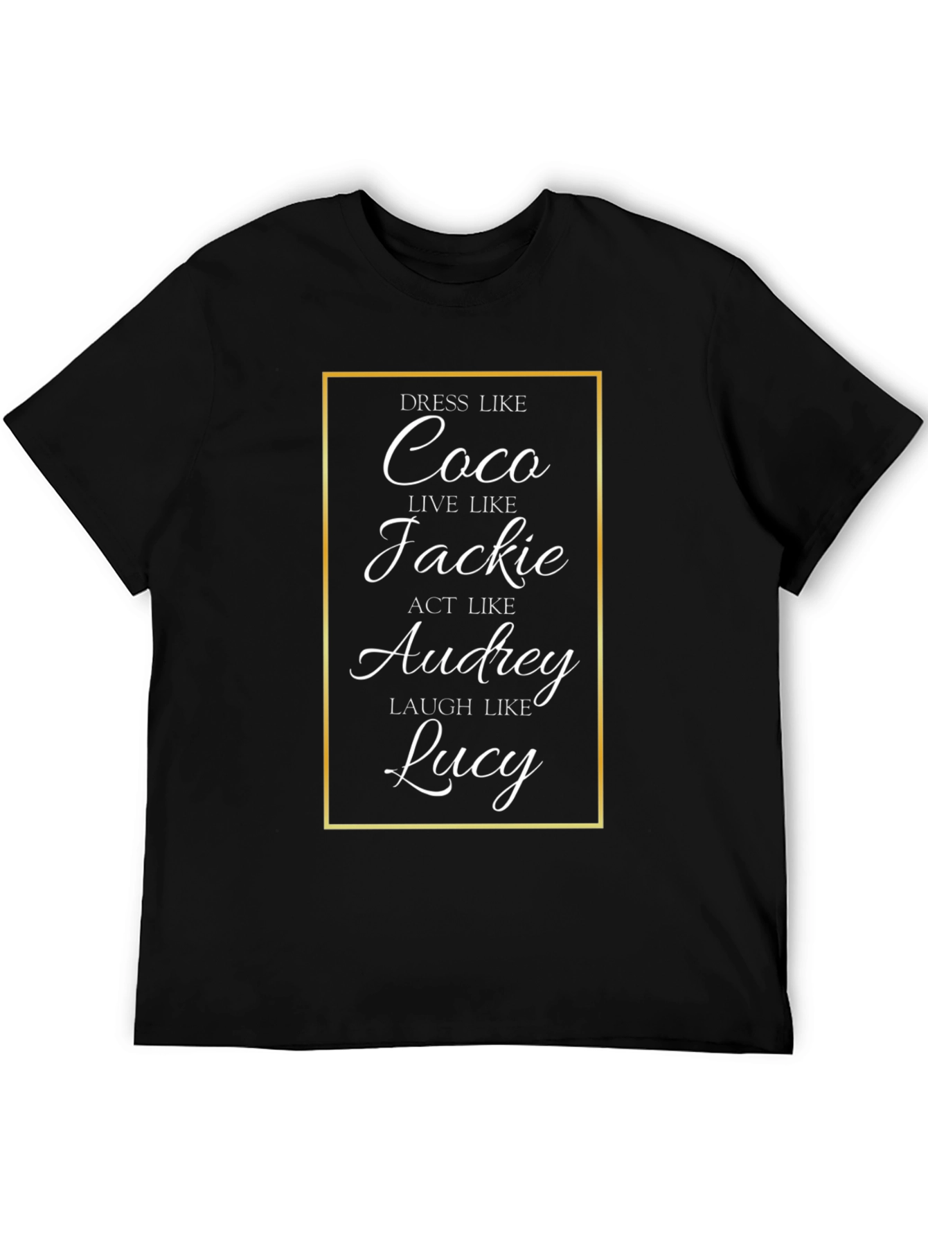 Black Dress Like Coco T-Shirt view 5