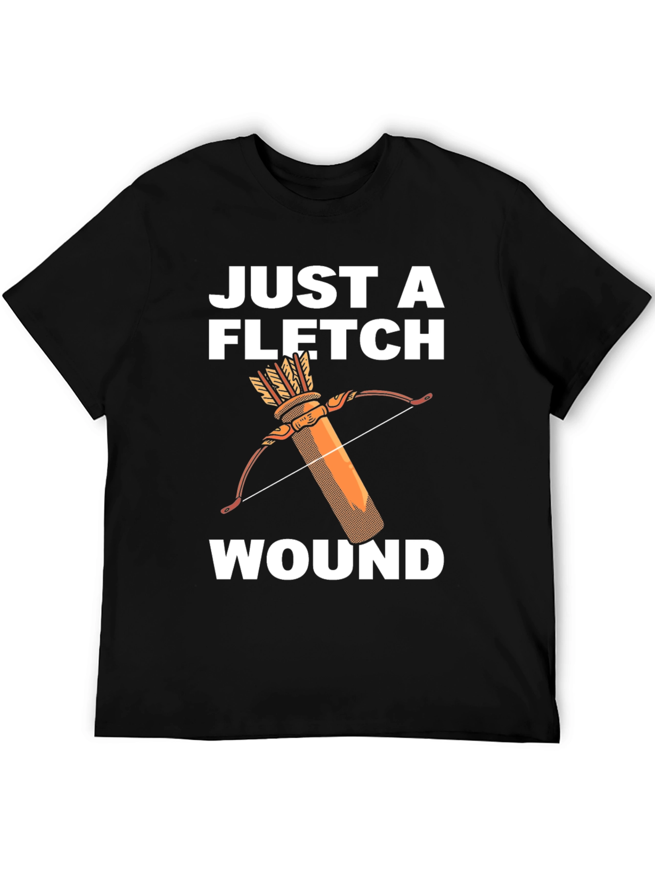 Black Just a Fletch Wound T-Shirt view 5