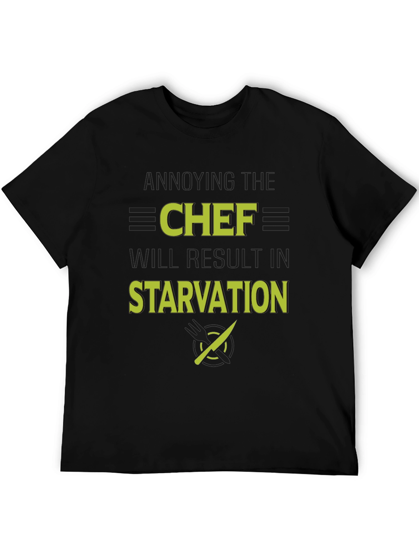 Black Annoying the Chef T-Shirt view 5