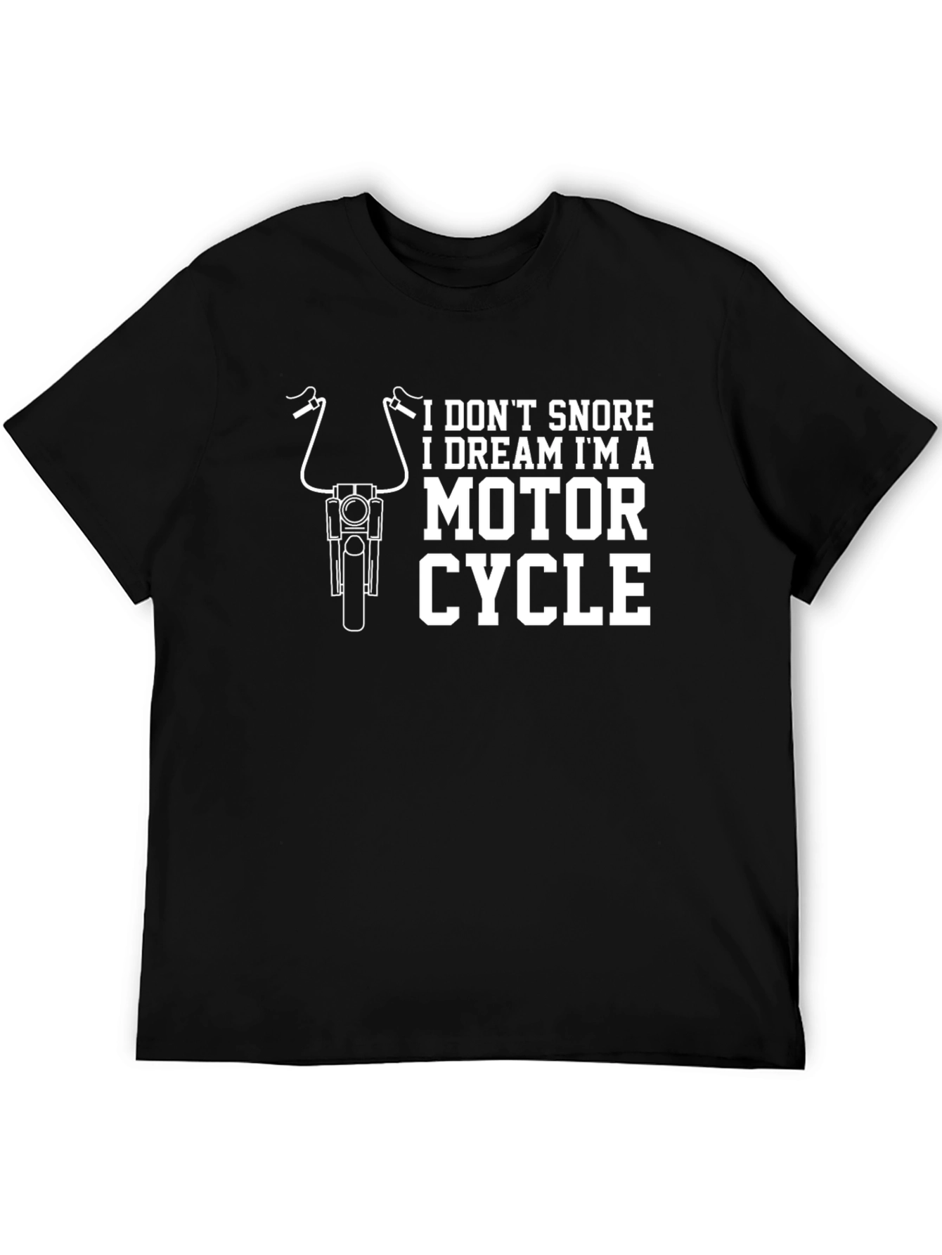 Black Motorcycle Dream T-Shirt - Funny Biker Tee view 5