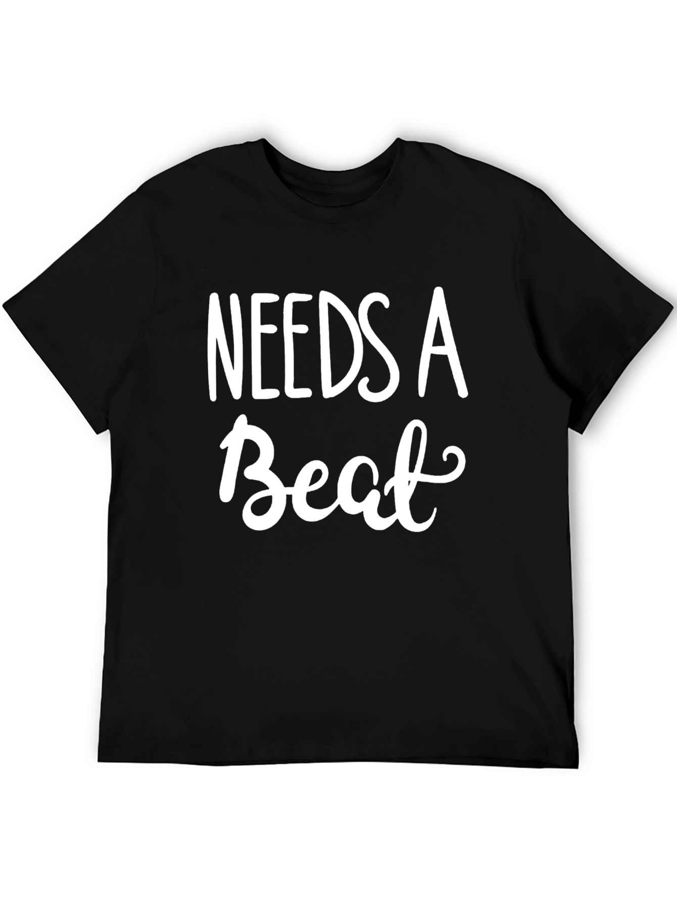 Black Needs A Beat Funny Slogan T-Shirt view 5