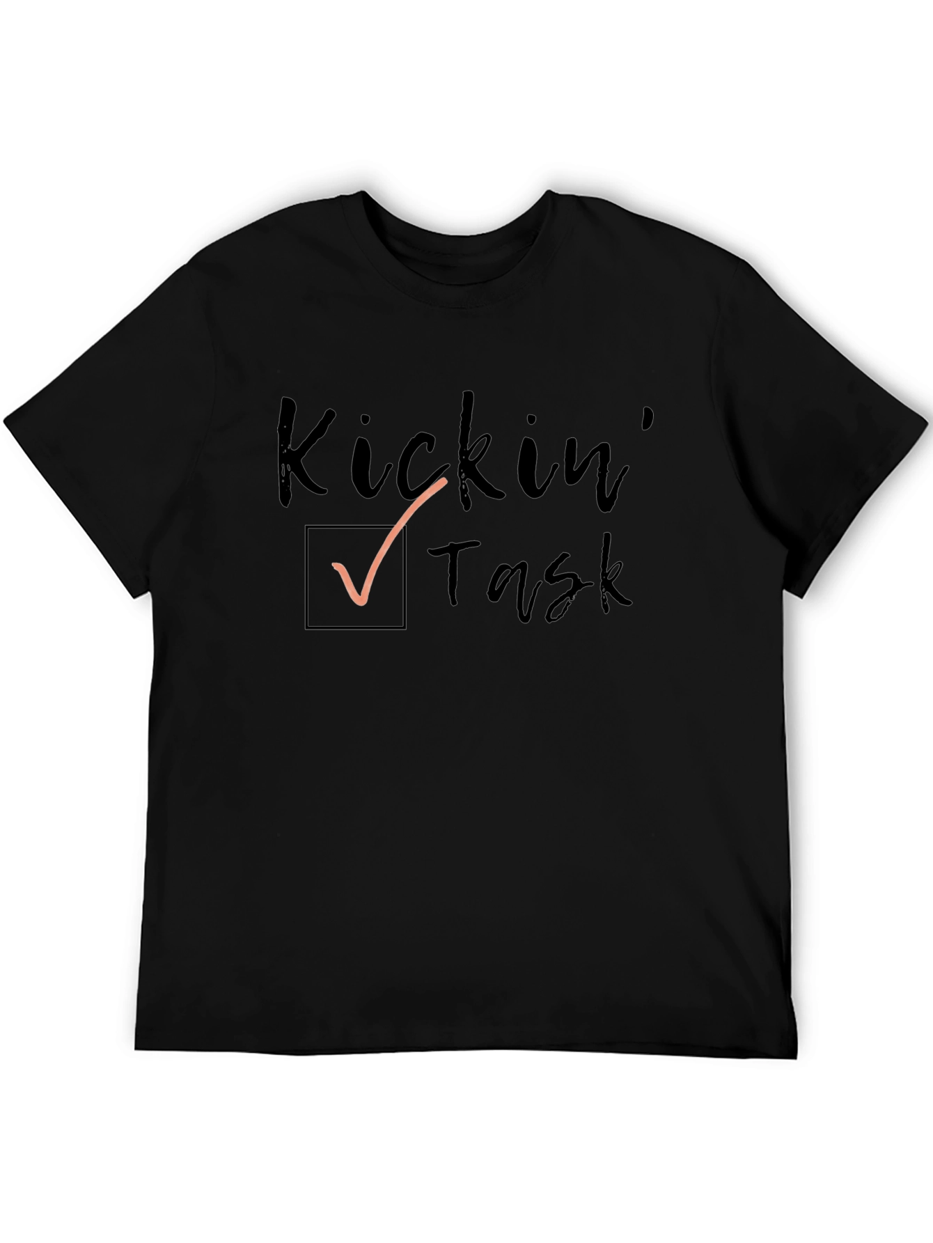 Black Kicking Task T-Shirt view 5