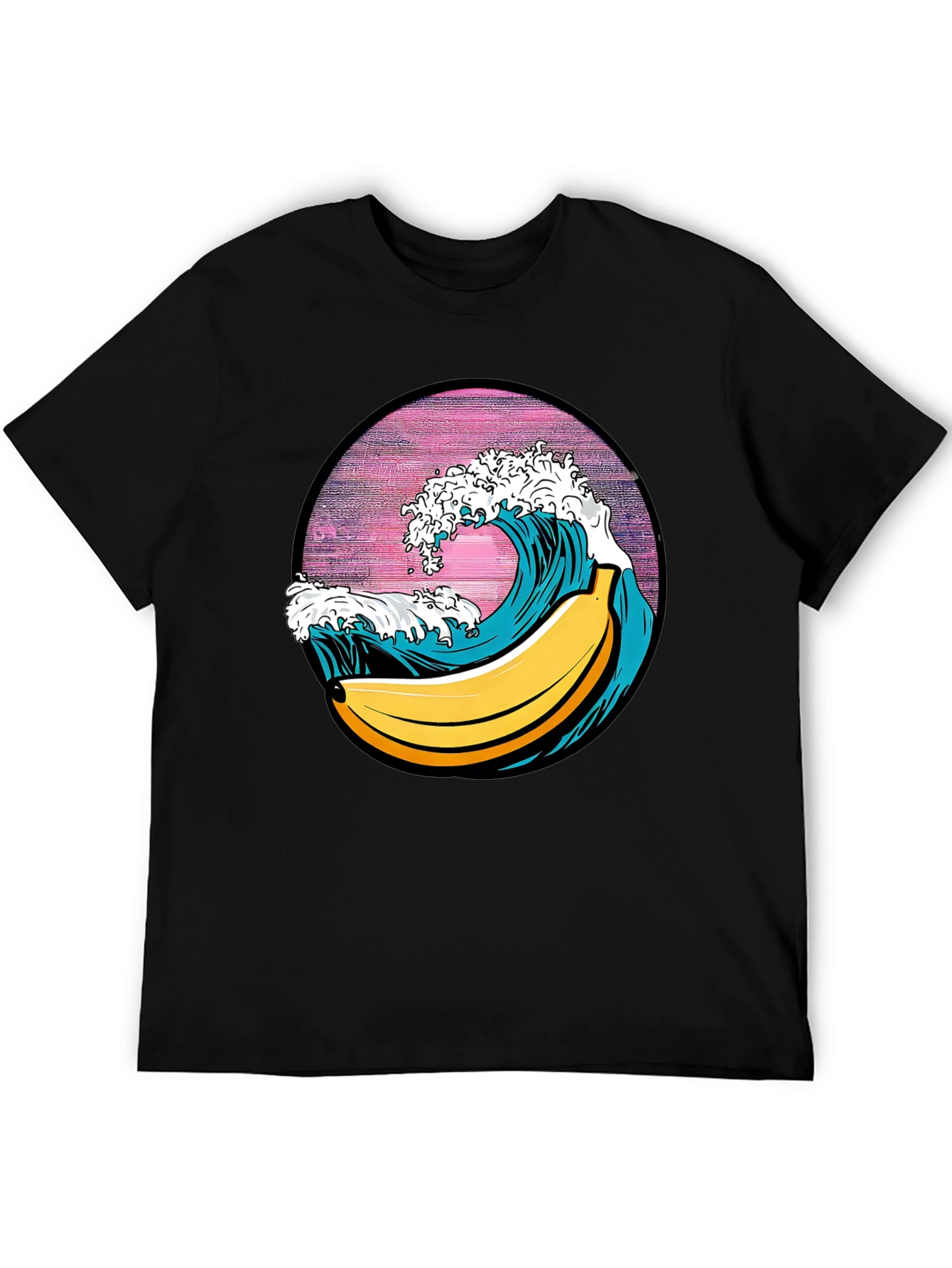 Black Banana Wave Graphic Tee - Surf's Up! view 5