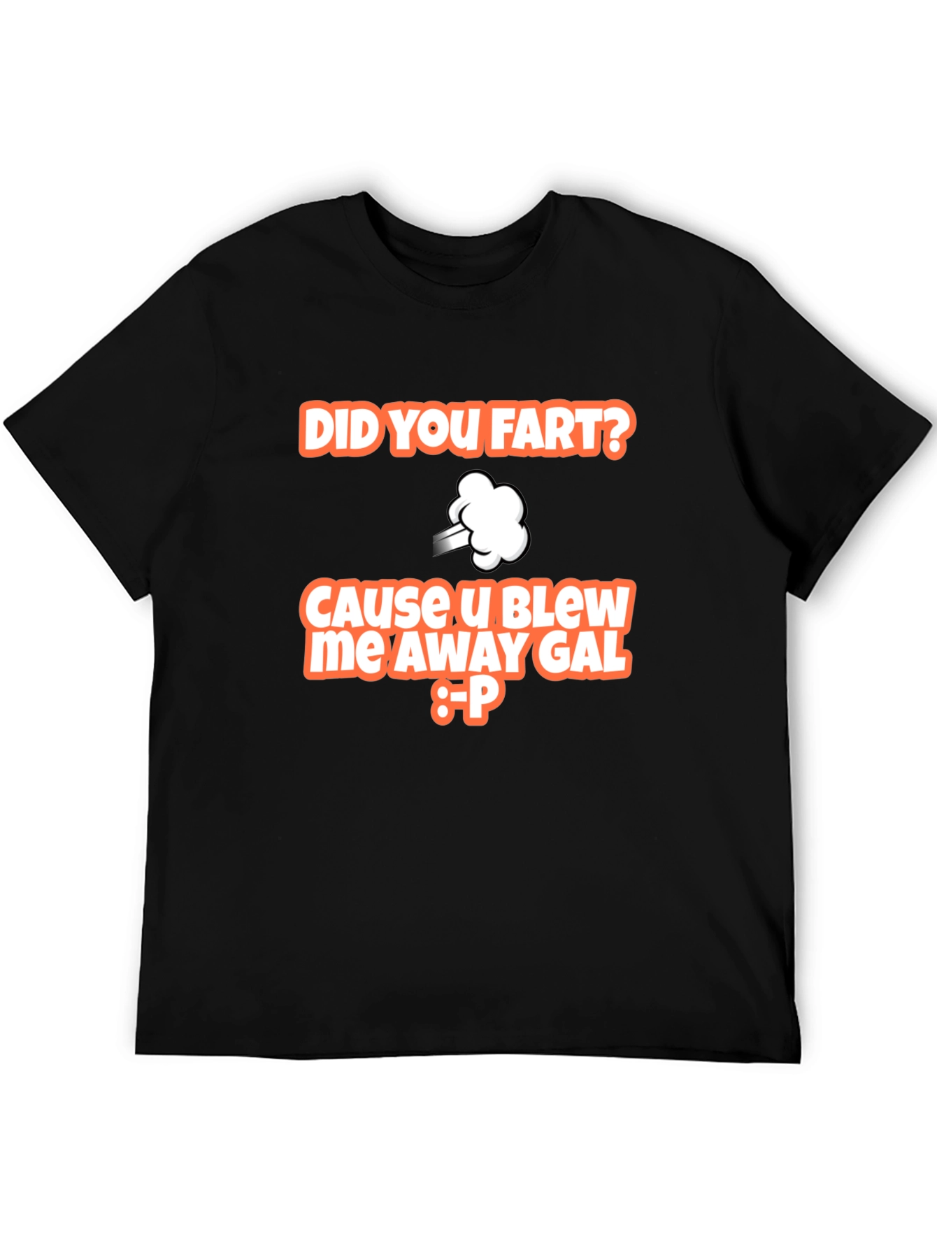 Black Did You Fart T-Shirt Funny Graphic Tee view 5