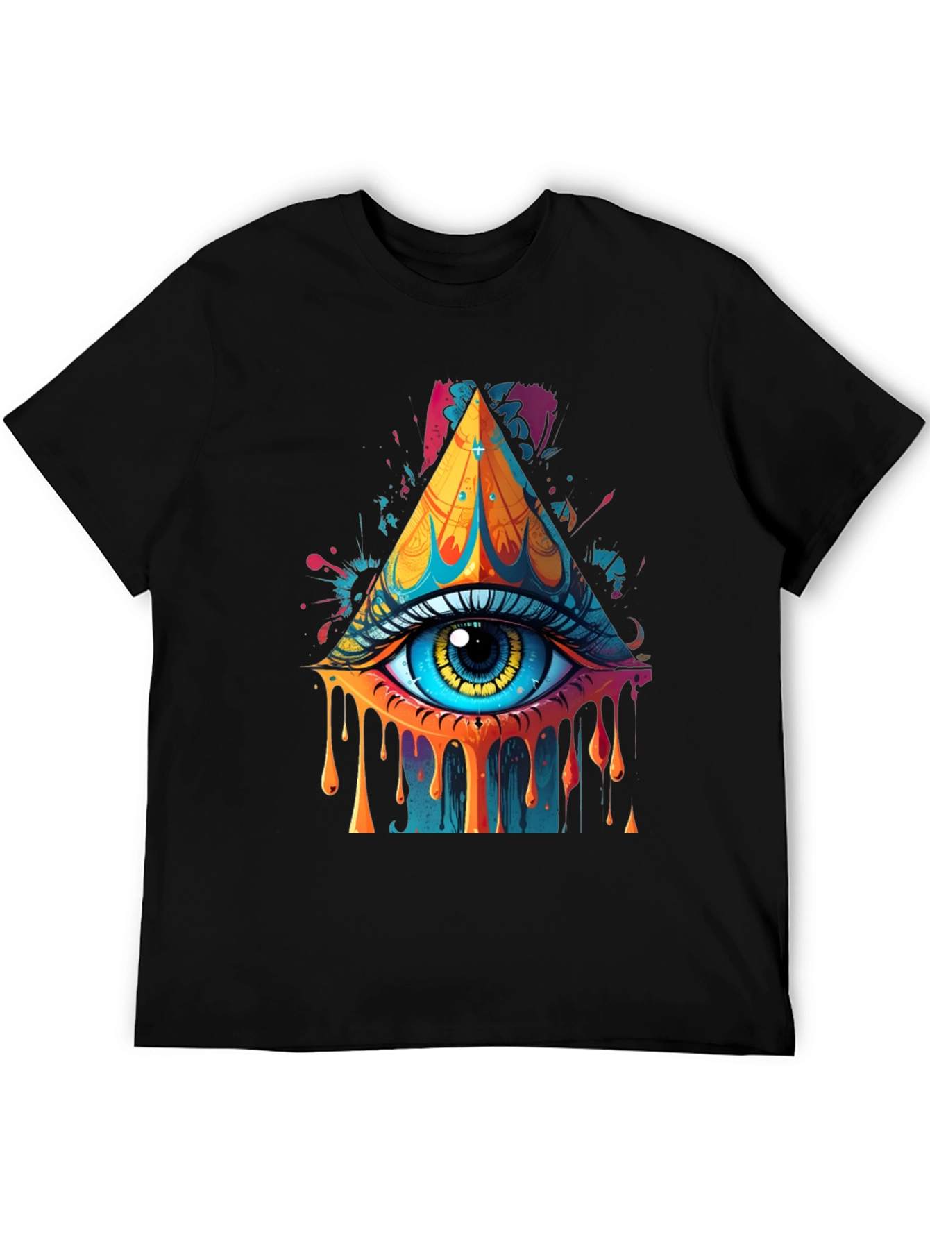 Black Eye Pyramid Graphic Print Tee view 5