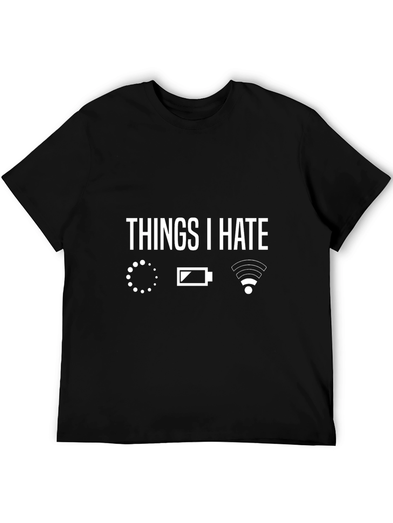 Black Things I Hate - Sarcastic Graphic Tee view 5