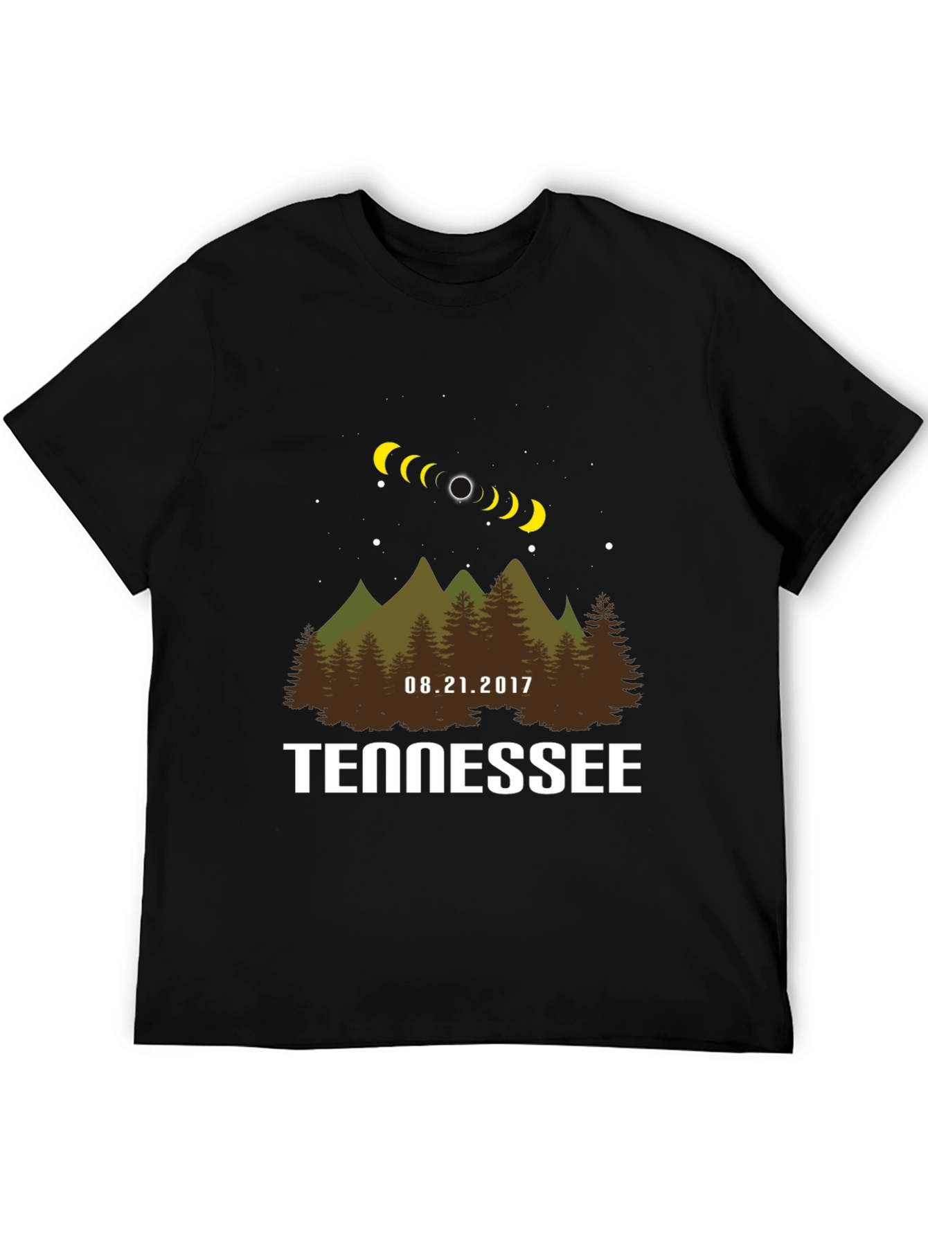 Black Tennessee Eclipse T-Shirt - August 21, 2017 view 5