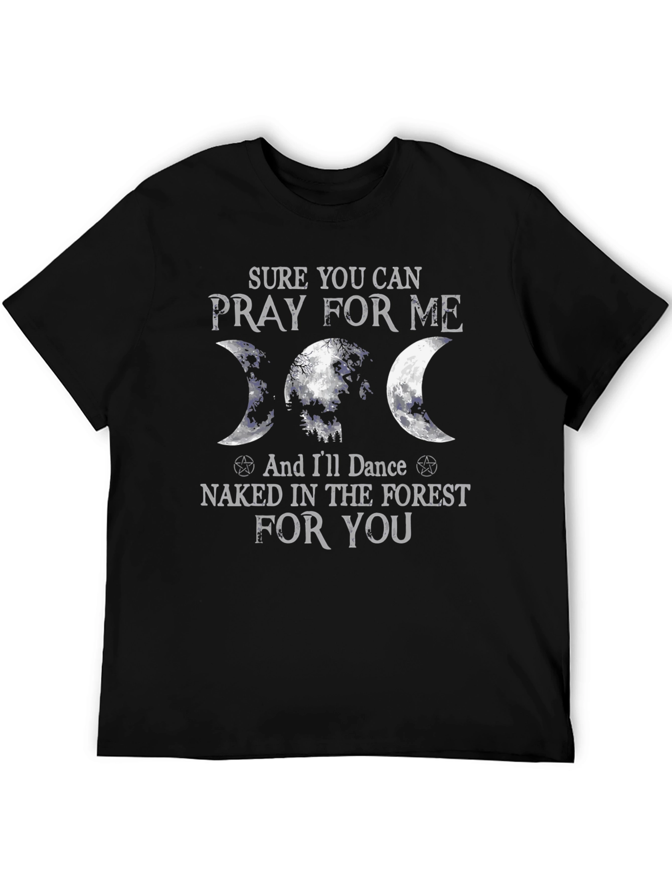 Black Pray For Me T-Shirt view 5
