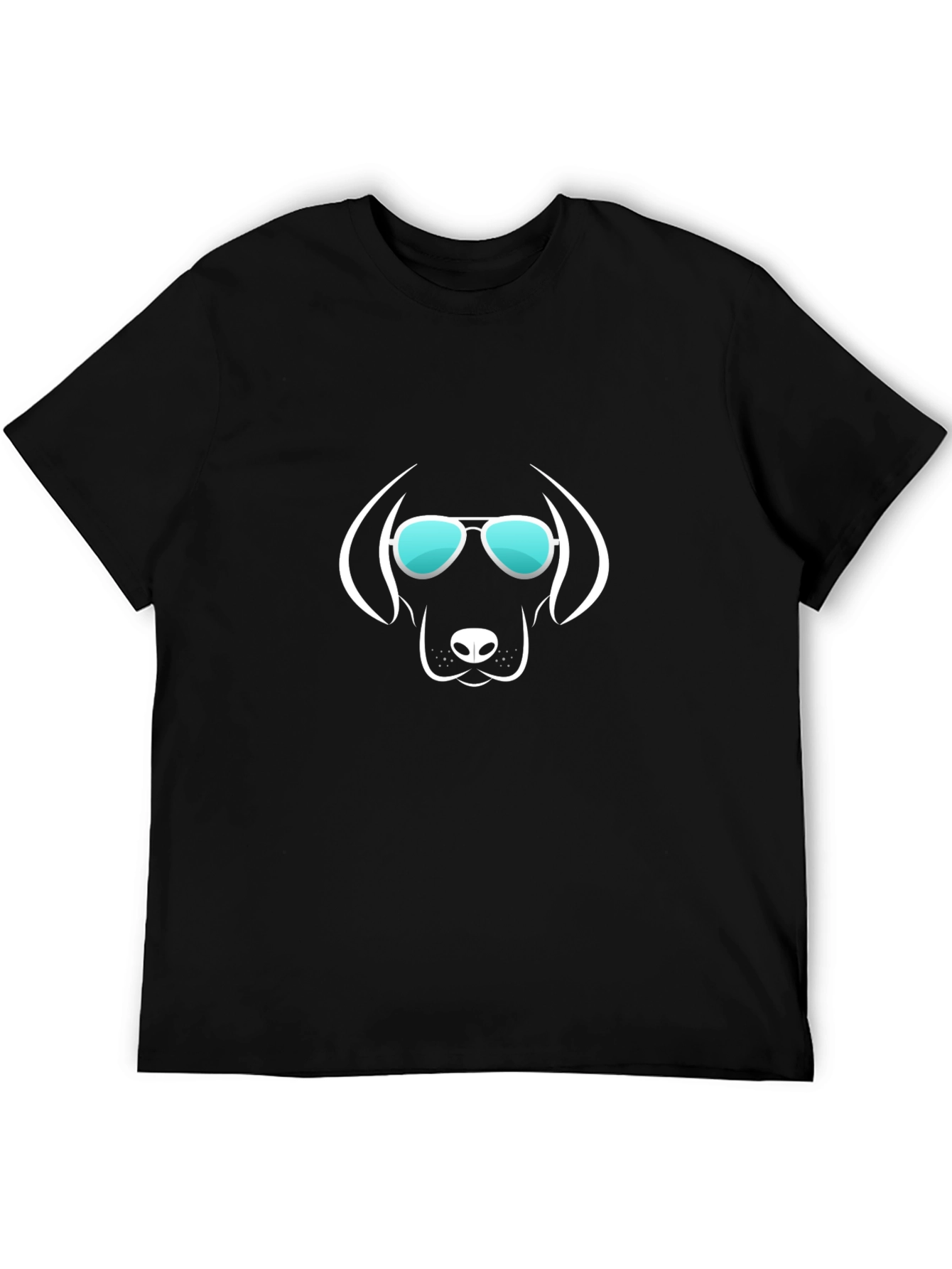 Cool Dog Graphic T-Shirt - Black - 5