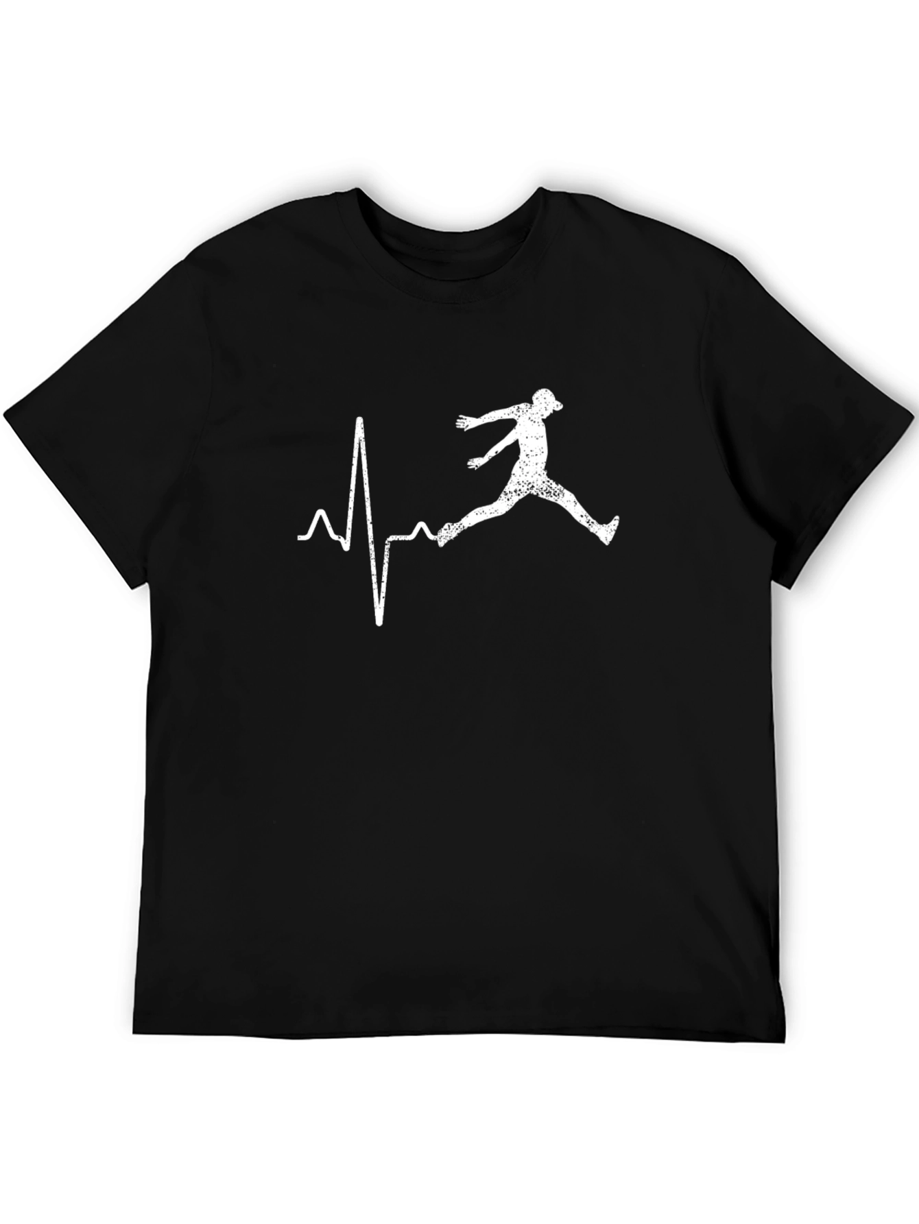 Black Runner Heartbeat T-Shirt view 5