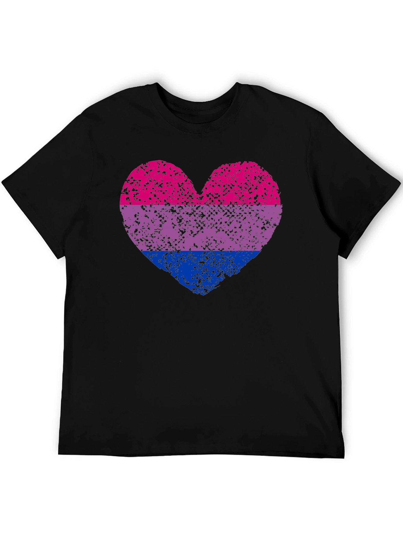 Bi Pride Heart Graphic T-Shirt - 5