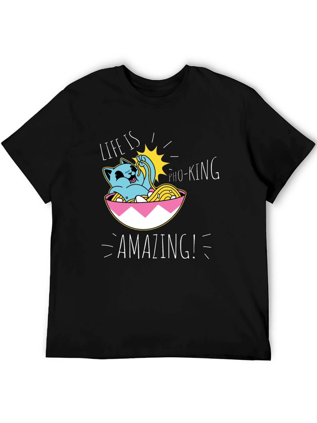 Black Life is Pho-King Amazing Graphic Tee view 5