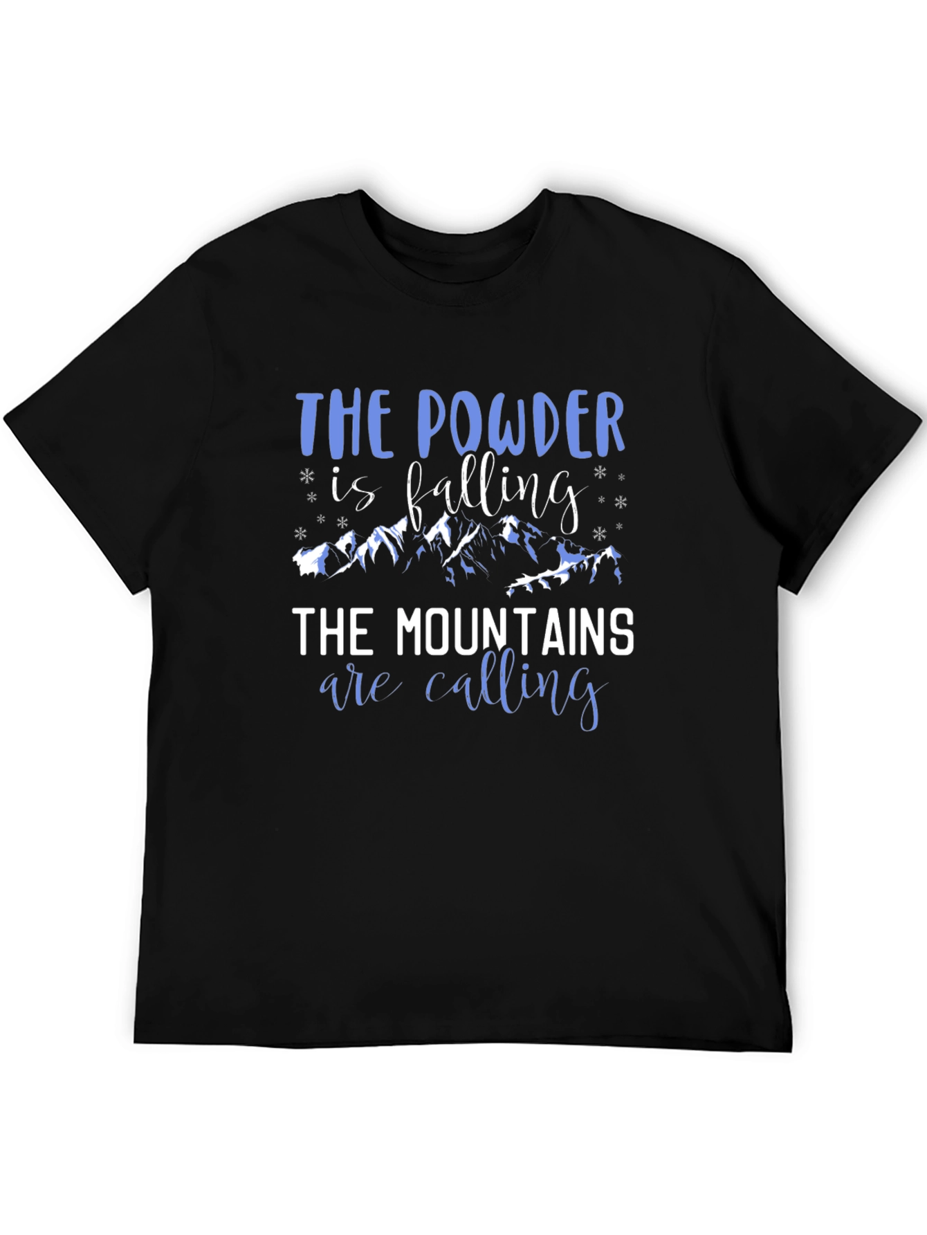 Black Powder & Mountains Black Graphic Tee view 5