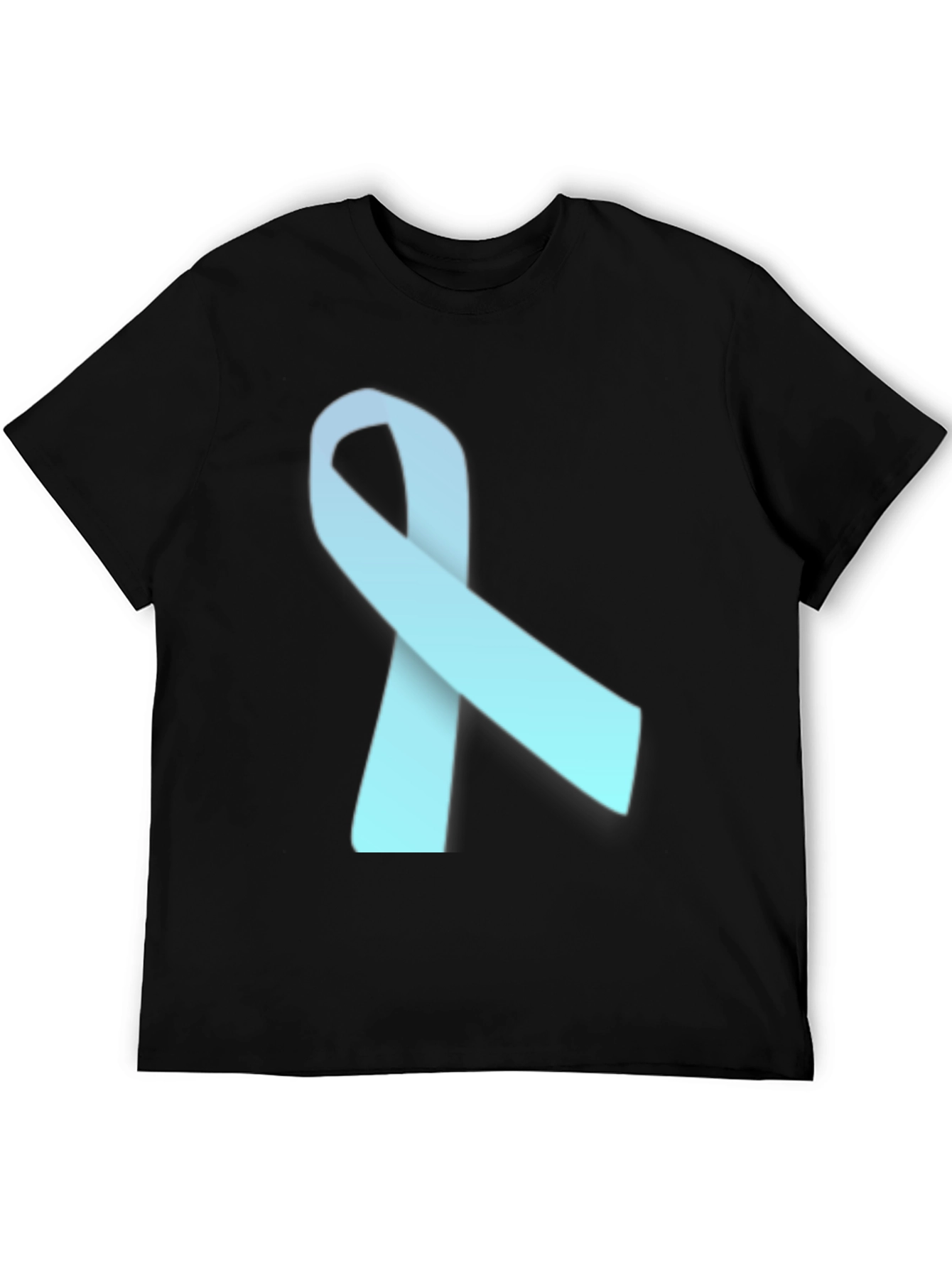 Black Awareness Ribbon T-Shirt - Soft Cotton Blend view 5