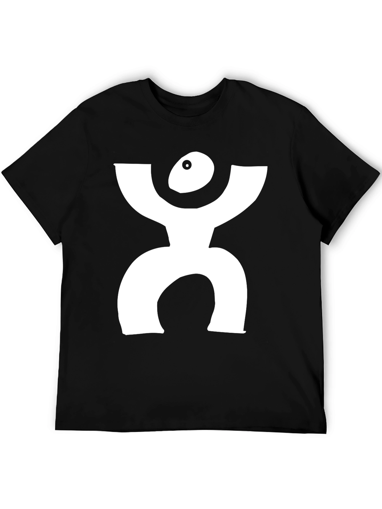 Black Bengali Wedding Symbol T-Shirt - Black Cotton Casual Tee view 5