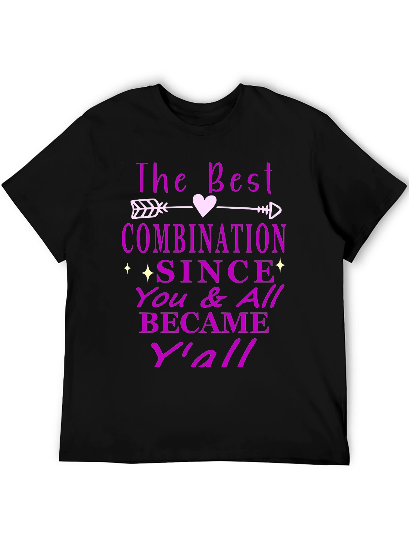 Black Best Combination T-Shirt - You & All Became Y'all Tee view 5