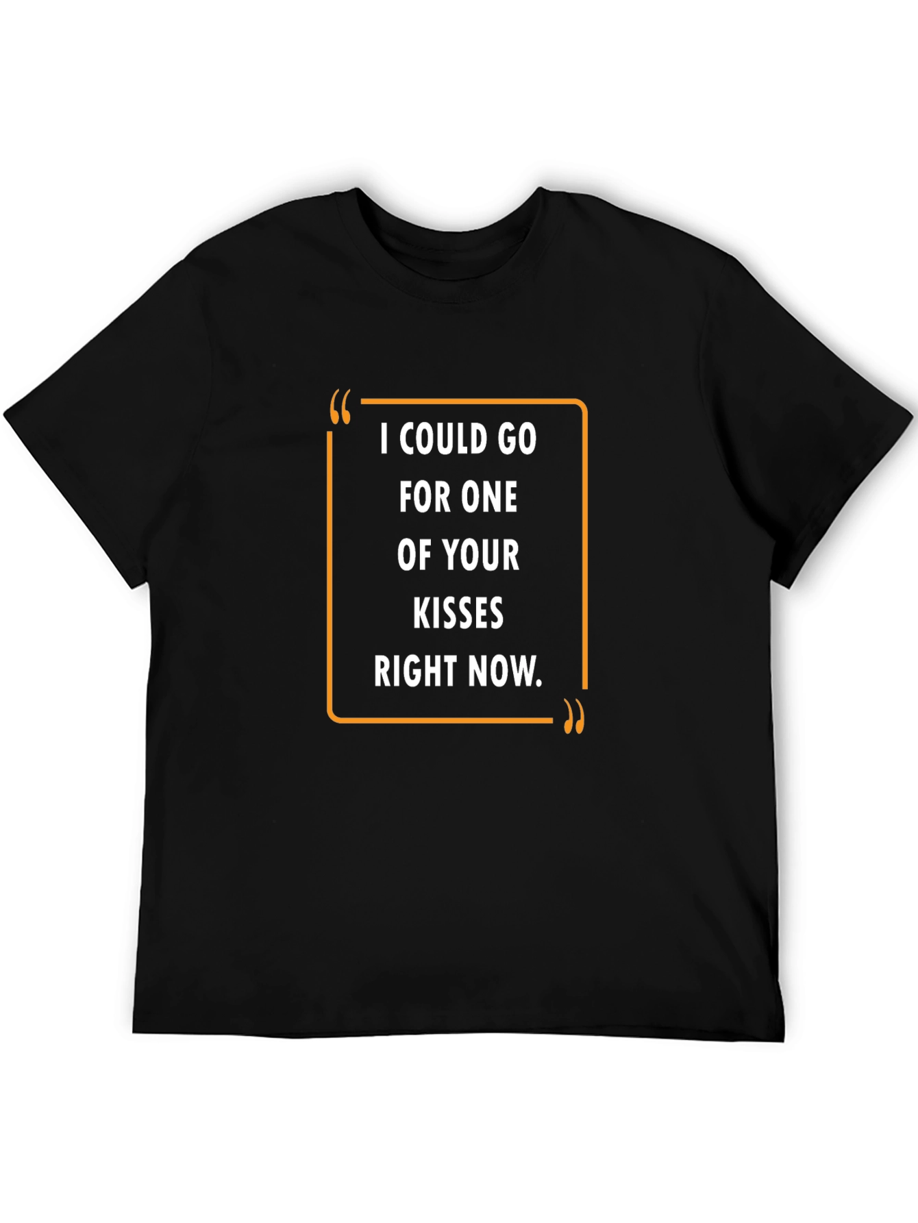 Black Kisses Right Now Black Graphic Tee Shirt view 5