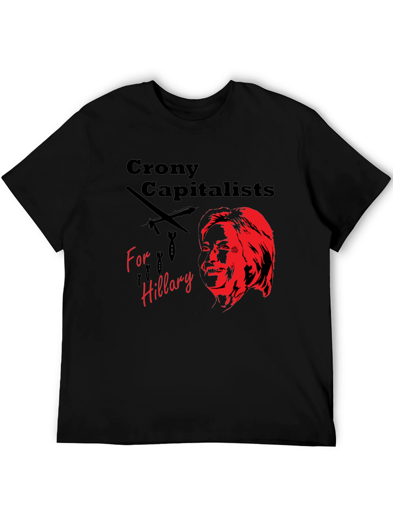Black Crony Capitalists for Hillary T-Shirt view 5