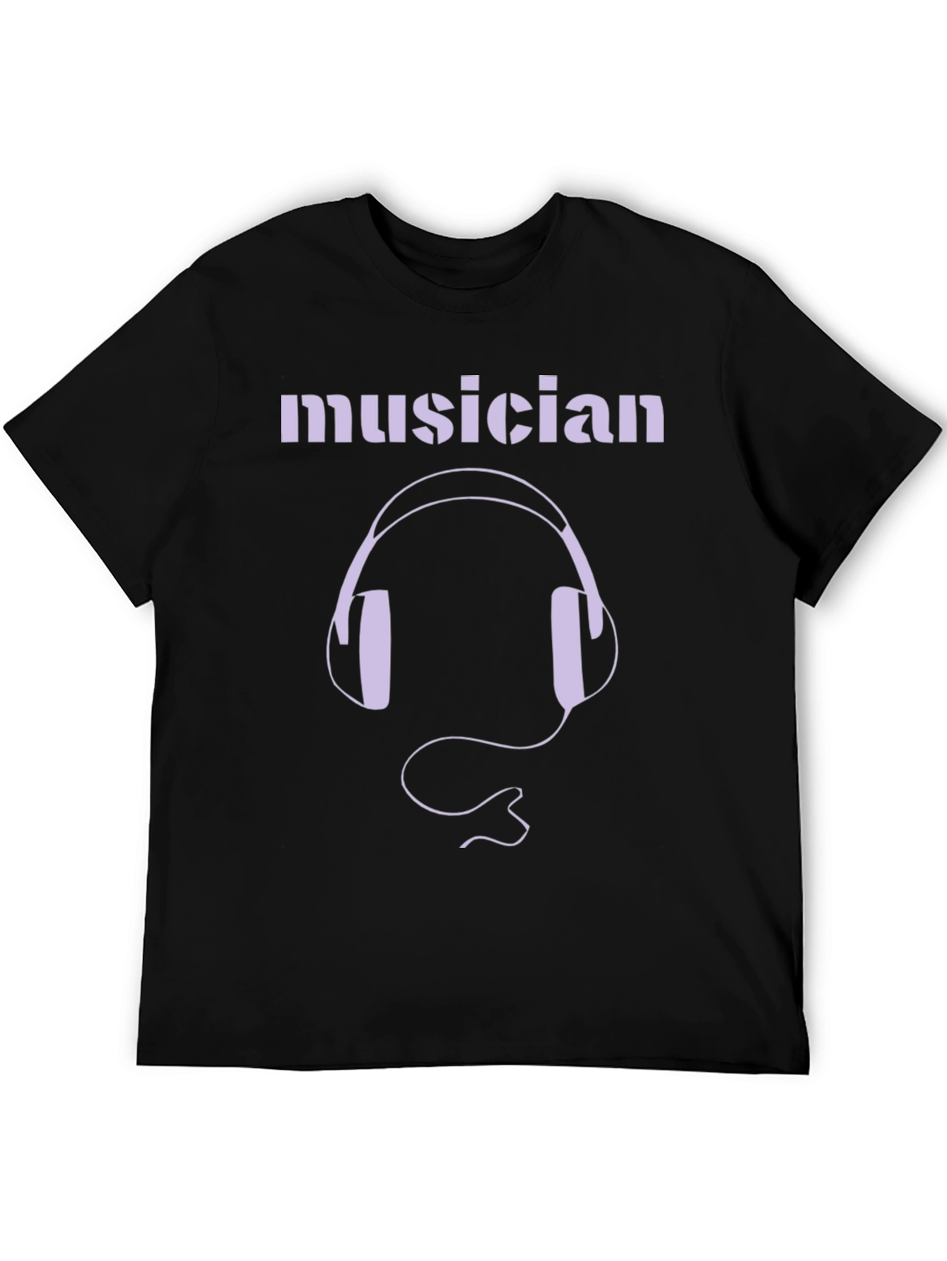 Black Musician Graphic Tee - Black view 5