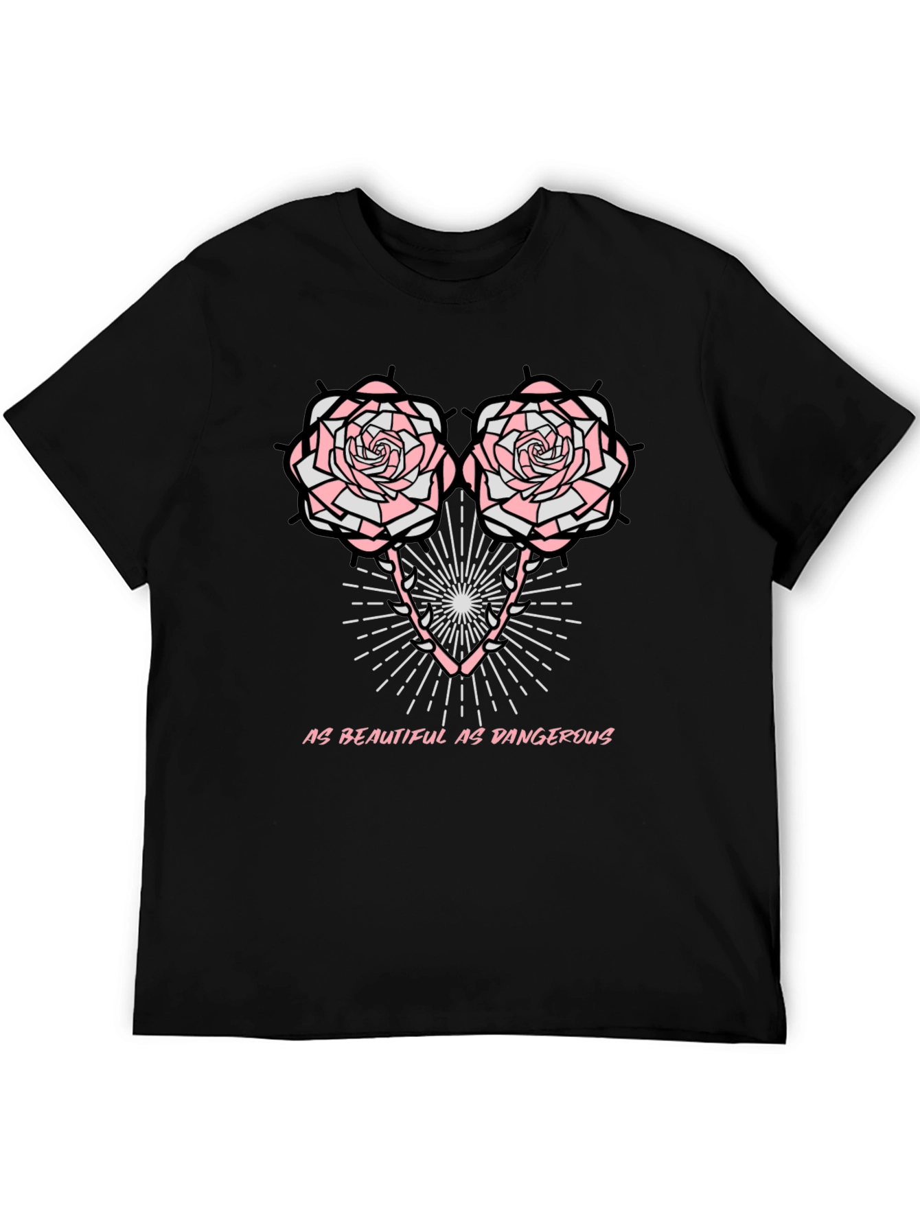 Black As Beautiful As Dangerous T-Shirt view 5