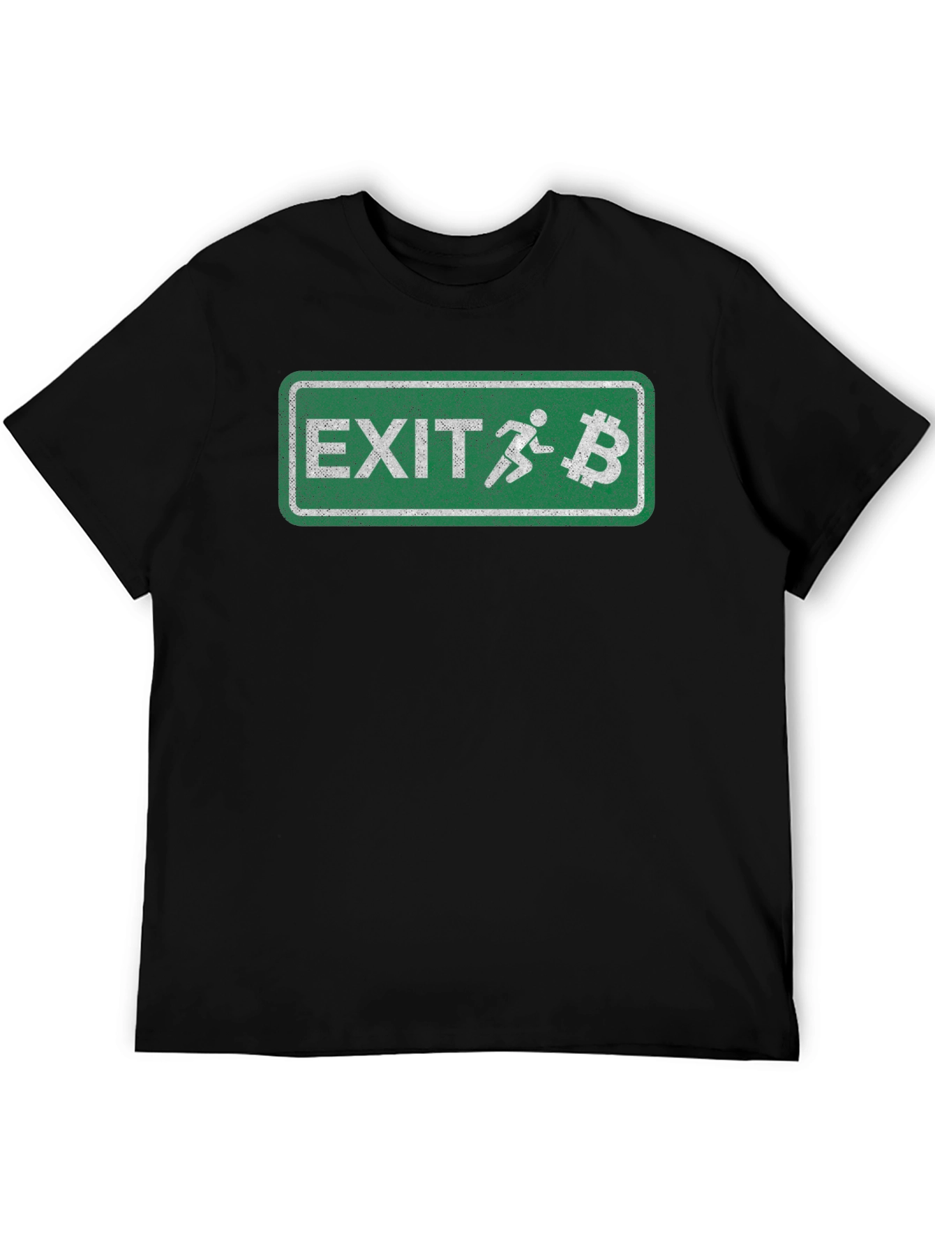 Bitcoin Exit T-Shirt - Crypto Humor Tee - 5