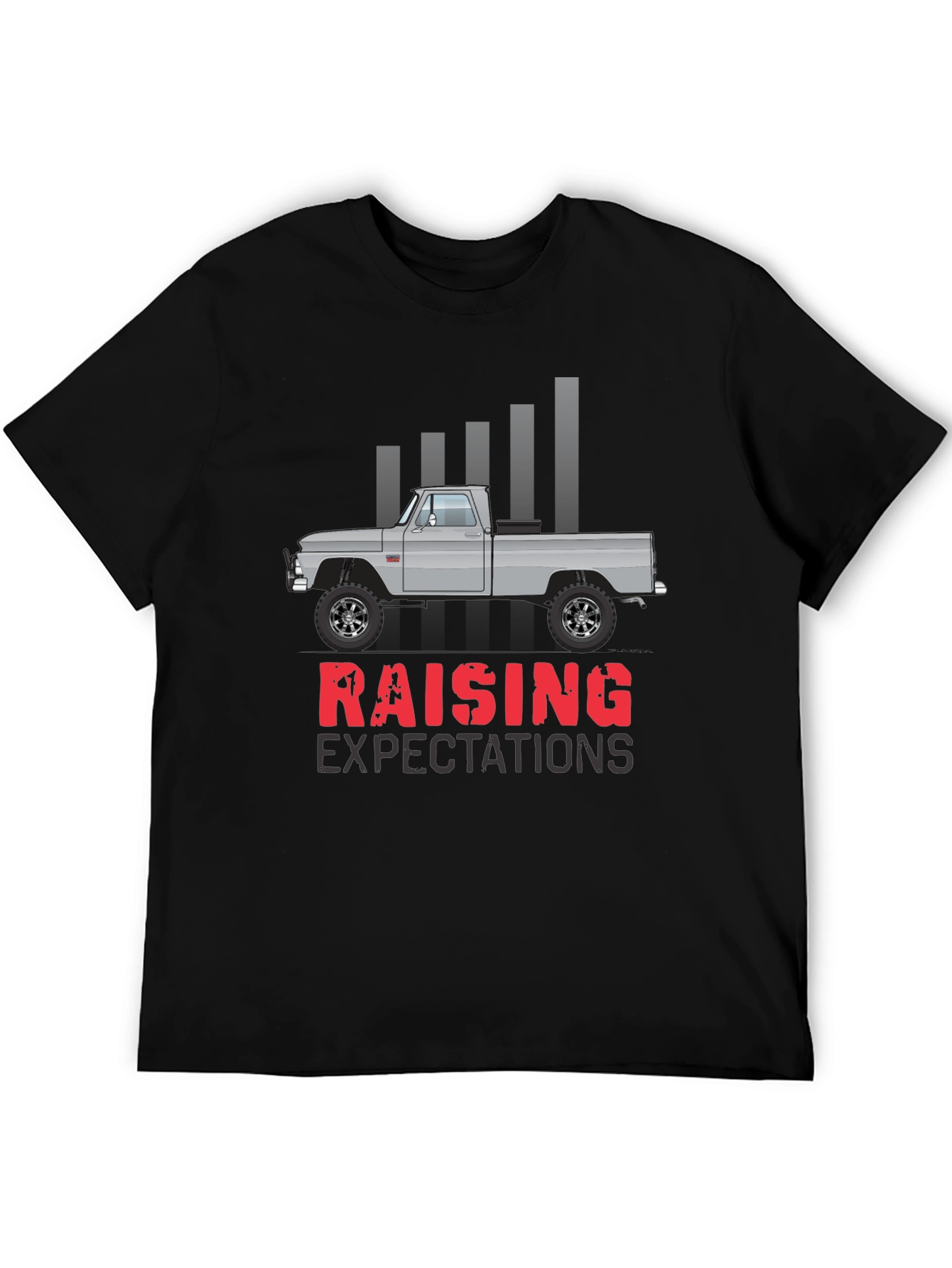 Black Raising Expectations Truck T-Shirt view 5