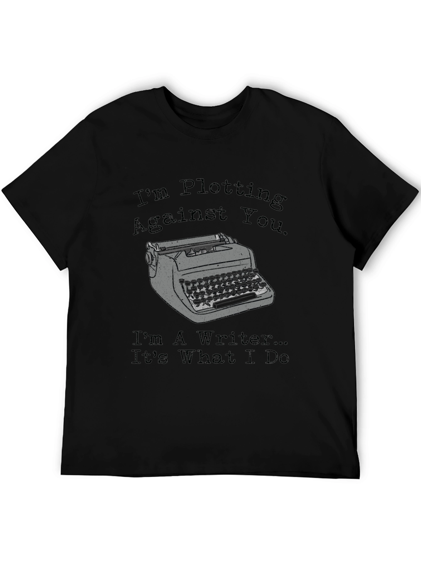 Black Writer Plotting T-Shirt view 5