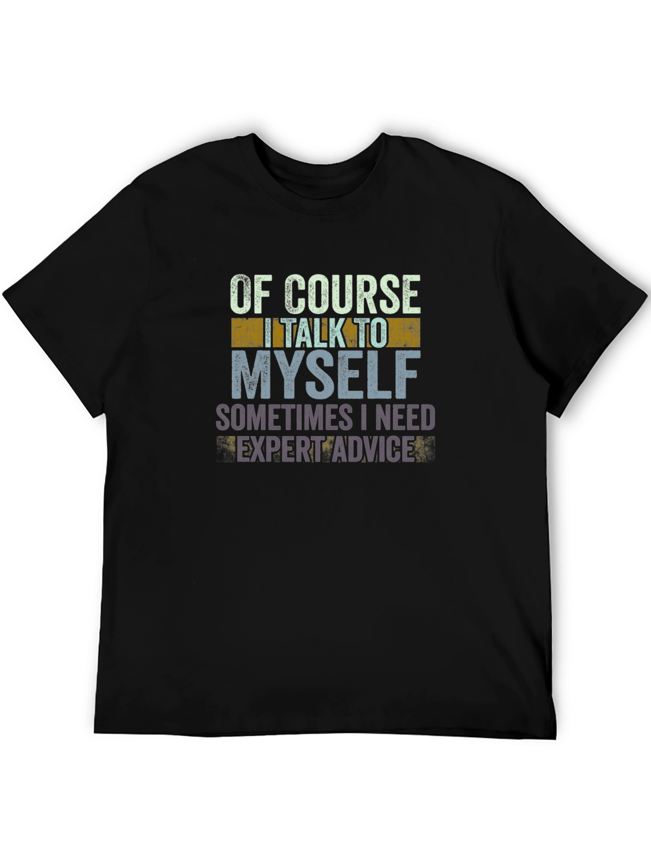 Black Expert Advice Graphic T-Shirt view 5