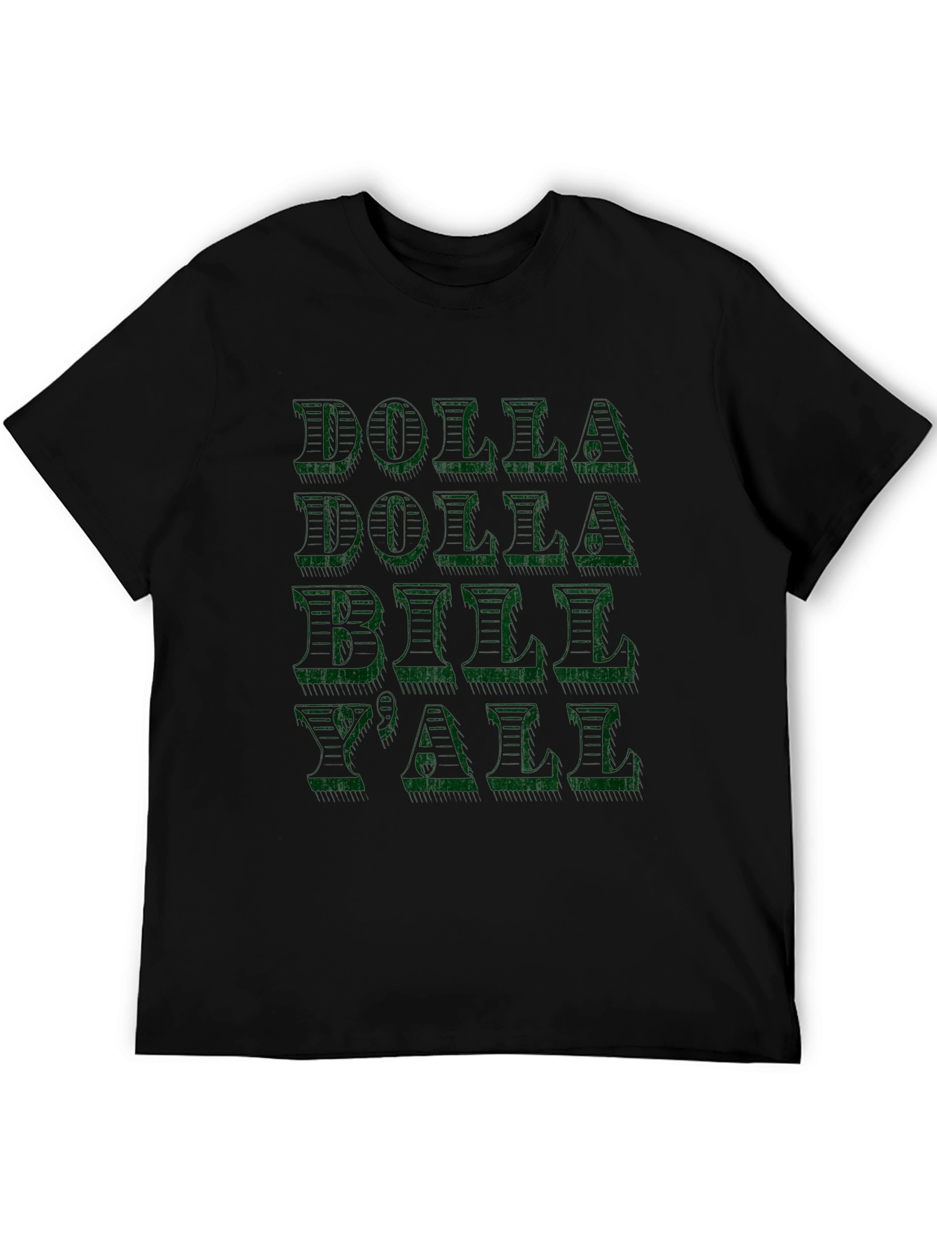 Black Dolla Dolla Bill Y'all Graphic Tee - Black view 5