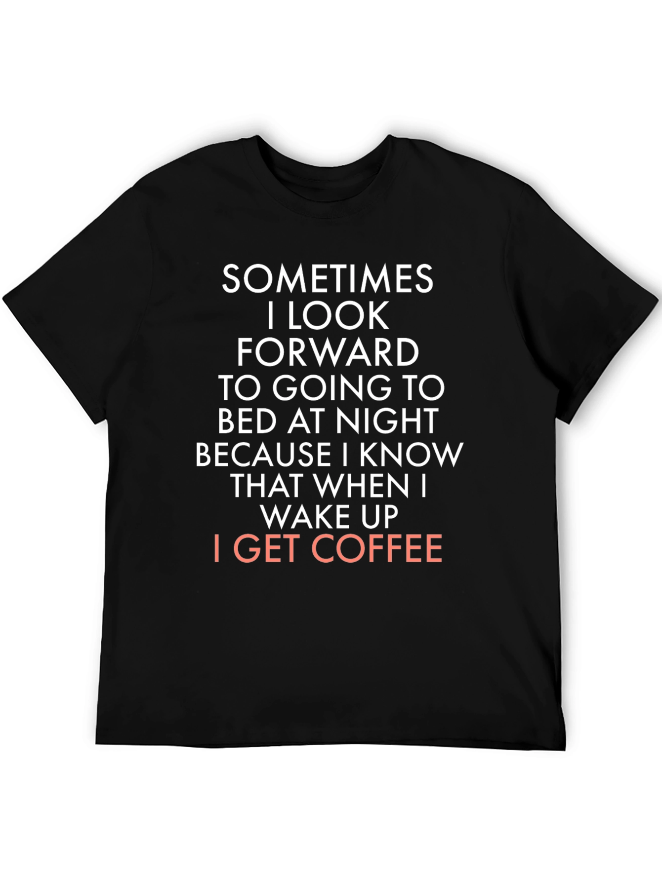 Black Coffee Lover's Black T-Shirt view 5
