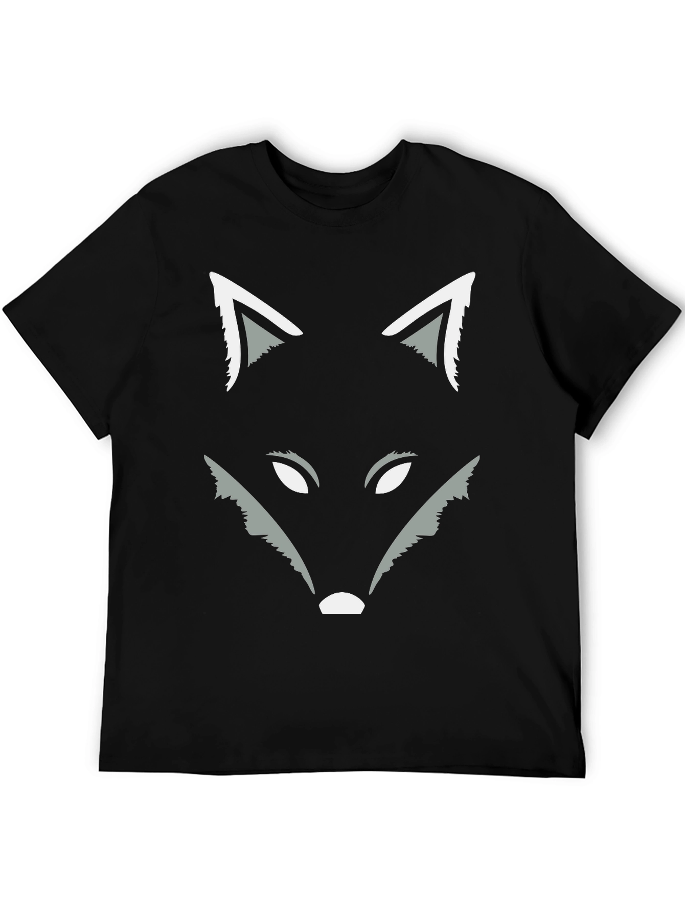 Black Fox Graphic Tee - Stylish Animal Design T-Shirt view 5