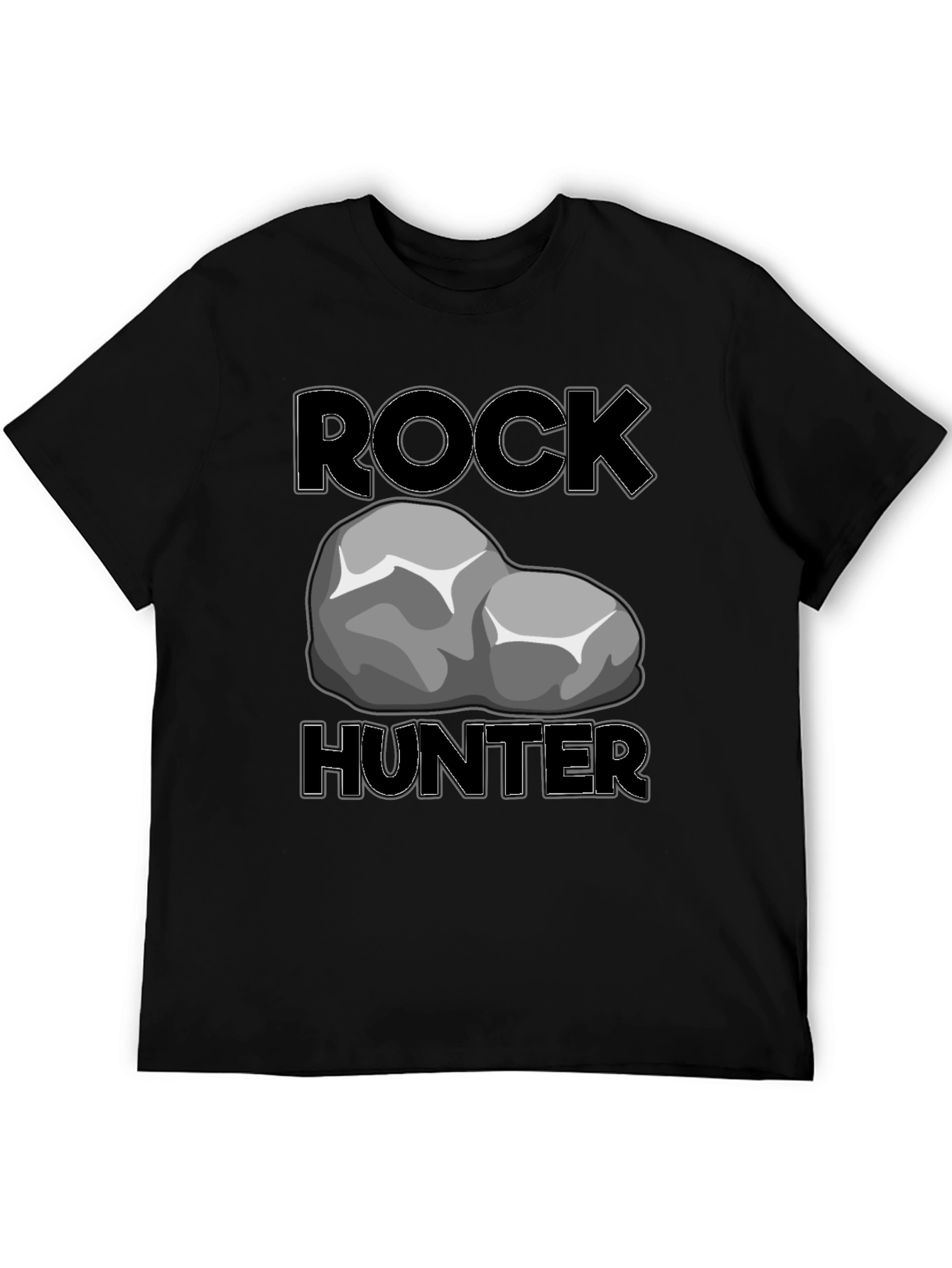 Black Rock Hunter T-Shirt - Geology Enthusiast Tee view 5