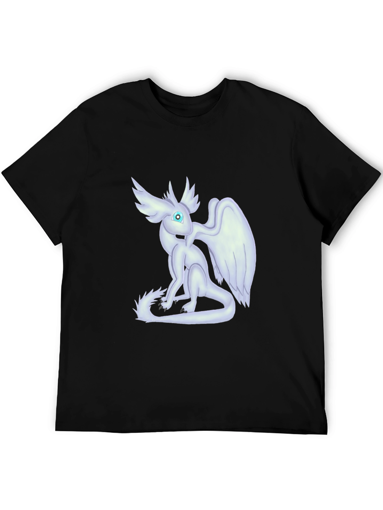 Black Dragon Art Black T-Shirt view 5